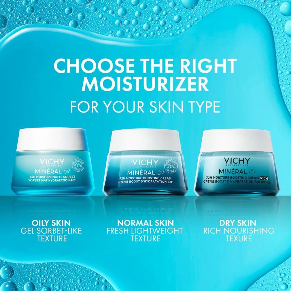 Vichy Körperpflegemittel Feuchtigkeitsspendendes mattierendes Hautgel Mineral 89