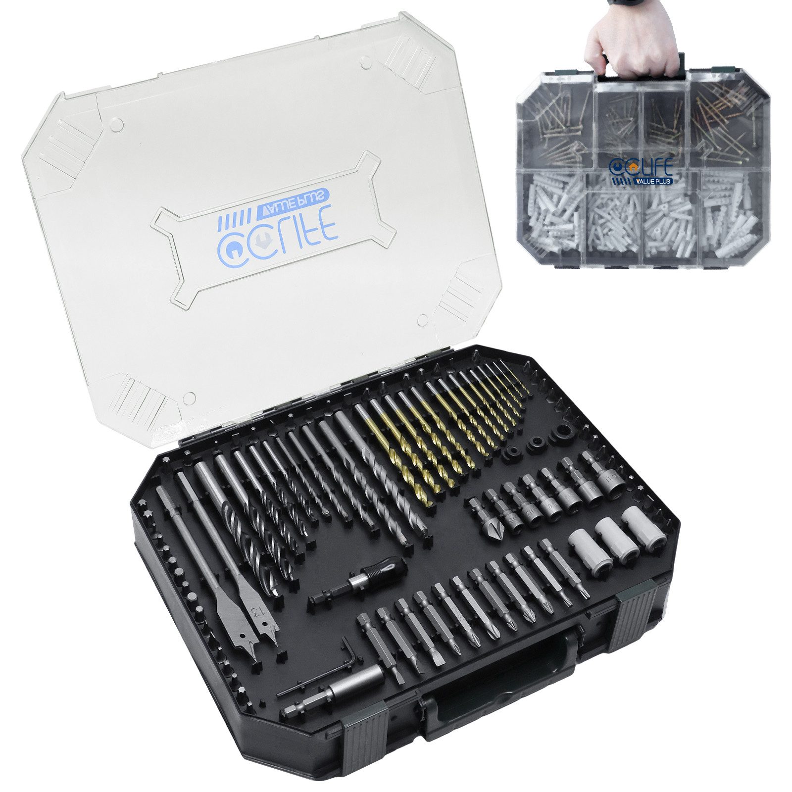 CCLIFE Bohrer- und Bitset 400tlg Bohrer günstig online kaufen