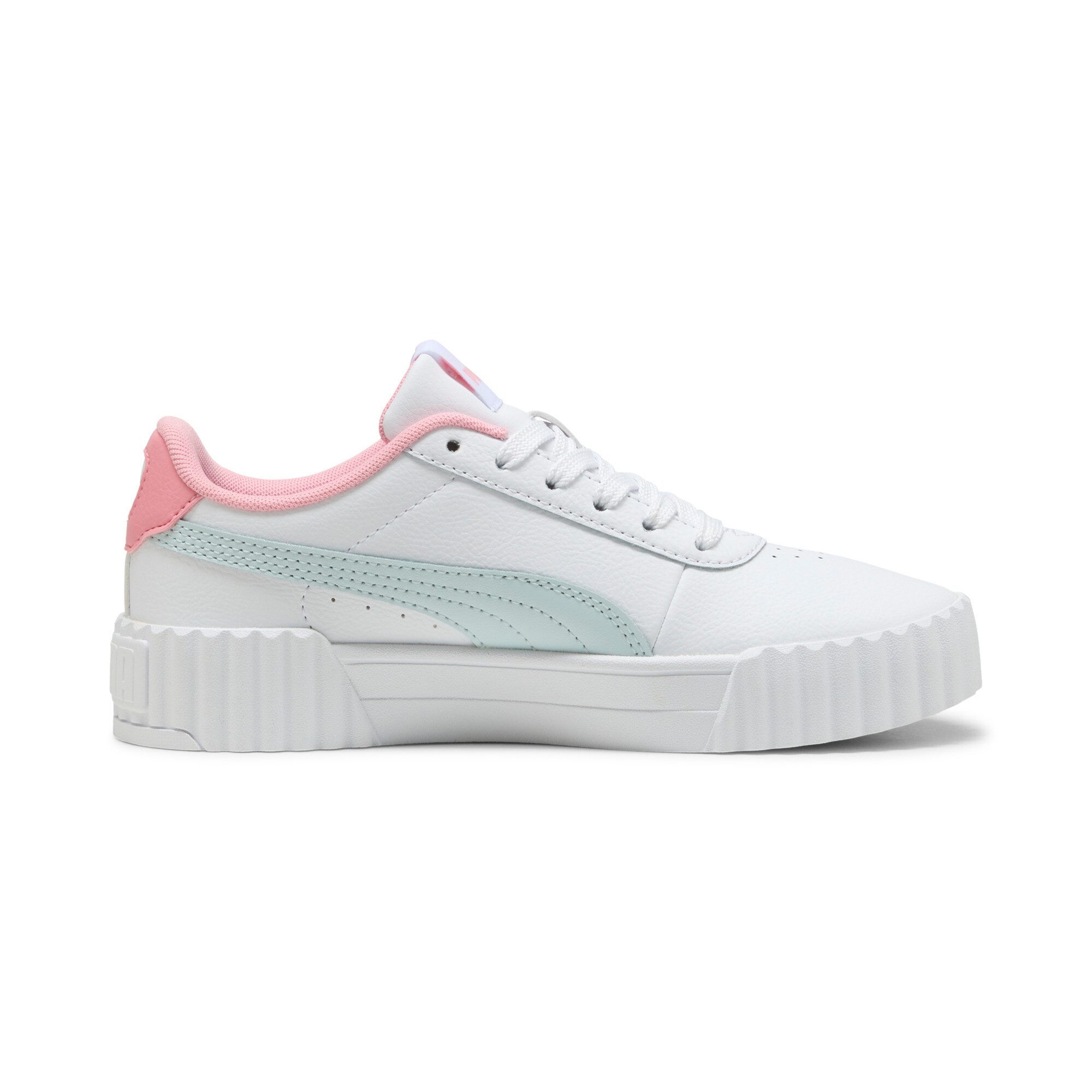PUMA CARINA 30 JR Sneaker mit Schnürung, leicht profiliertes Laufsohlenprofil, für Jugendliche