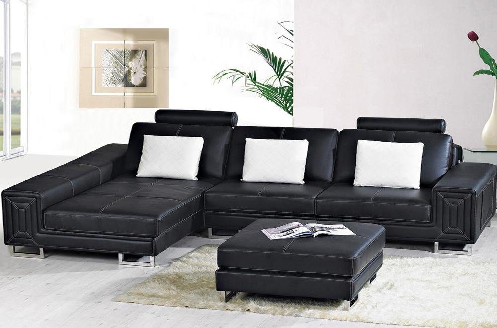 JVmoebel Ecksofa, Wohnlandschaft Designer Sofa Couch Polster Leder Sofas Eck Ecke Sitz