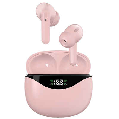 QTIYE Bluetooth Kopfhörer, True-Wireless Rauschunterdrückungsfunktion In-Ear-Kopfhörer (Bluetooth 5.3 True Wireless Earbuds, IPX5 Wasserdicht Kabellose Kopfhörer)