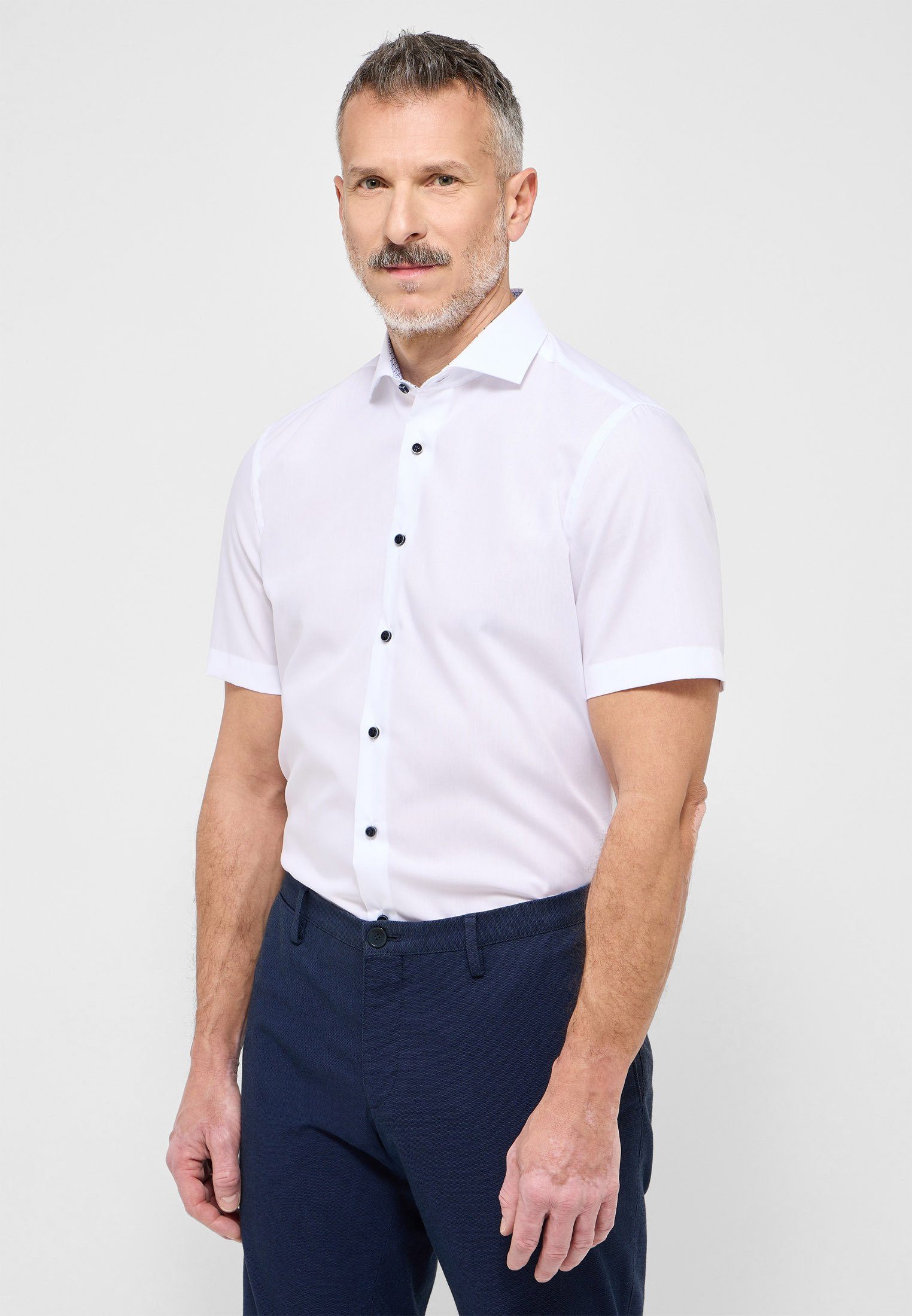 Eterna Kurzarmhemd "SLIM FIT", NON IRON (bügelfrei) günstig online kaufen