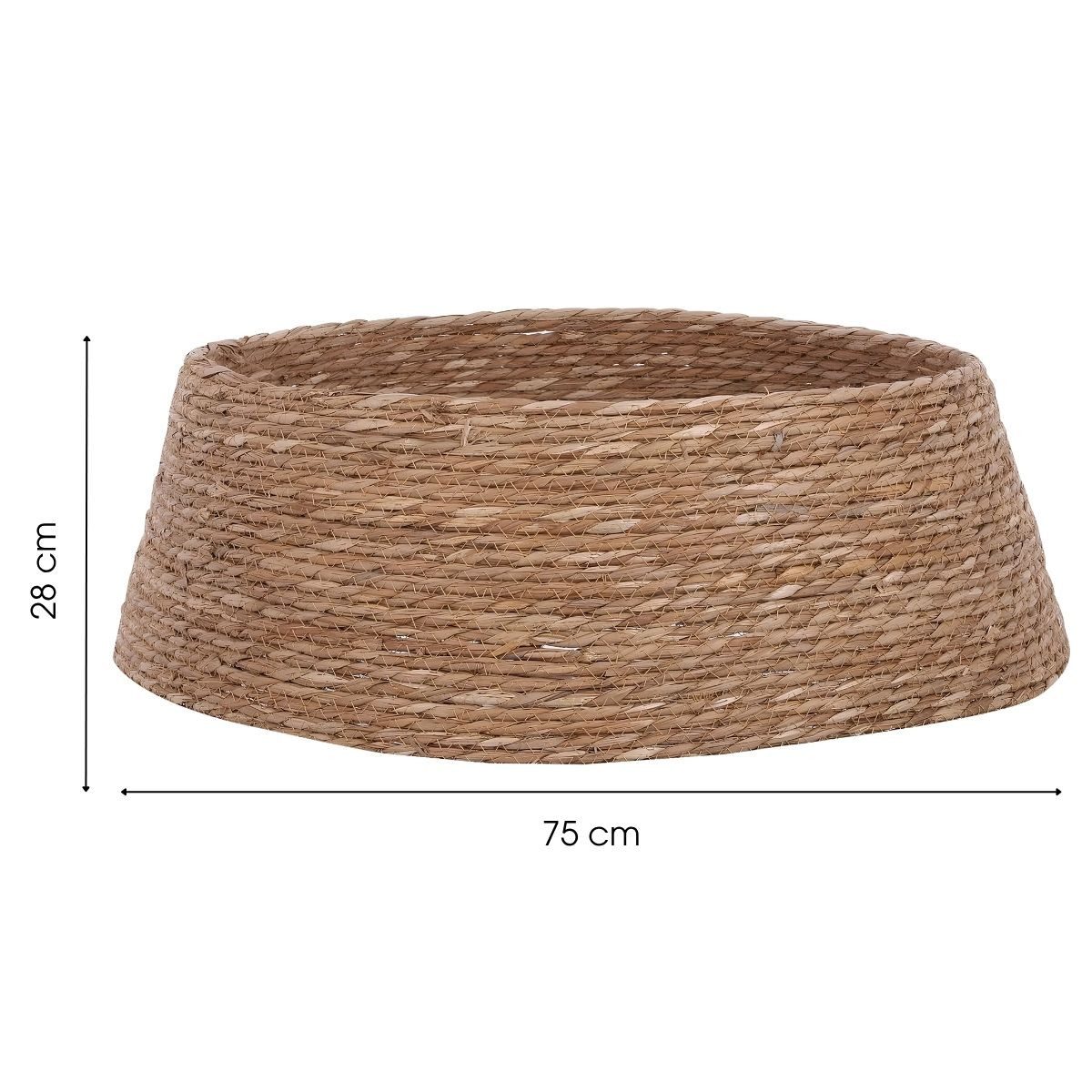 Mica Decorations Christbaumschmuck Mica Decorations Weihnachtsbaumrock H28 x D75 cm Seegras