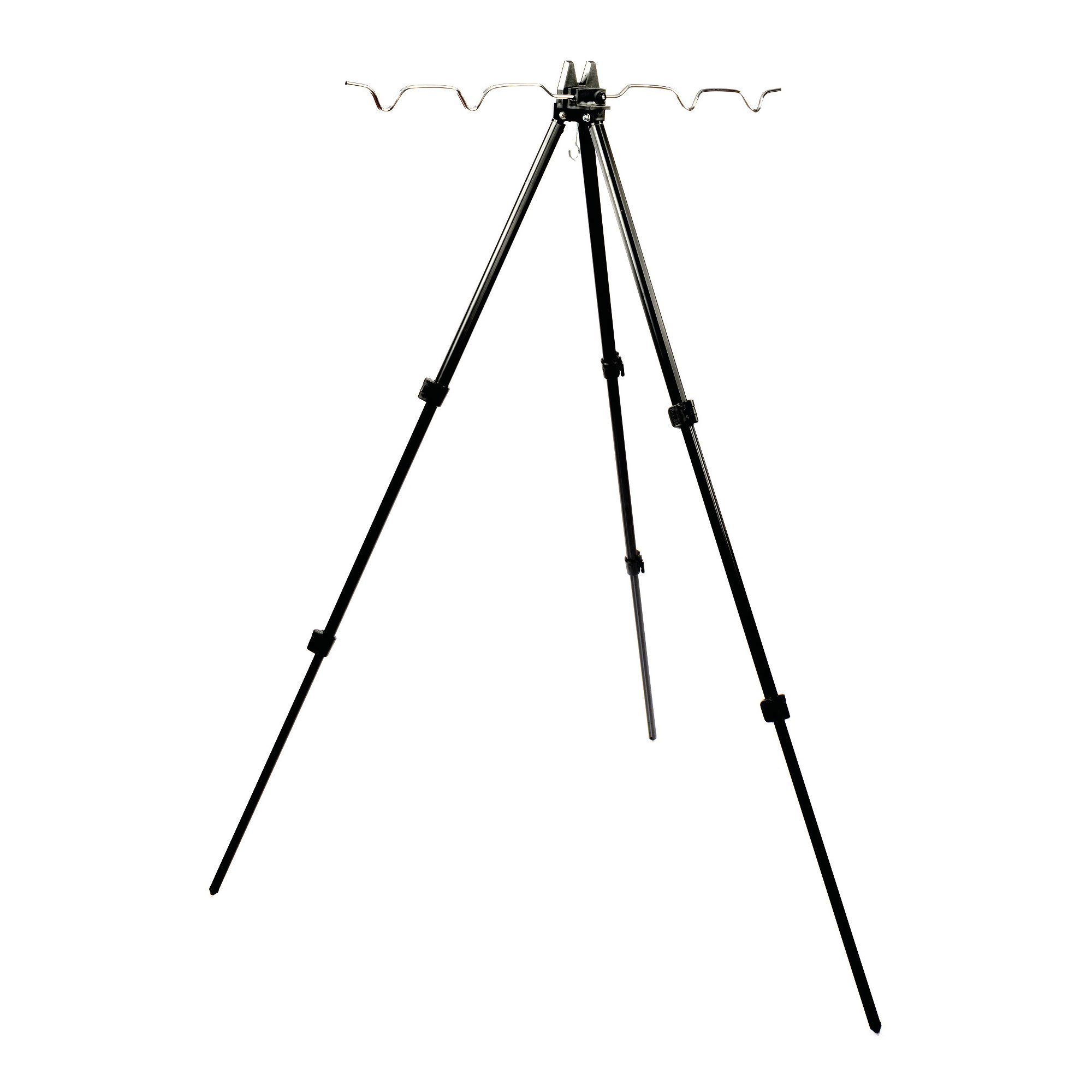 Zite Teleskop-Tripod & Rod Pod Dreibein für 4 Ruten 50-110 cm Feeder-Angeln Rutenhalter