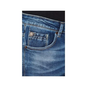 Garcia Straight-Jeans blau slim fit (1-tlg)