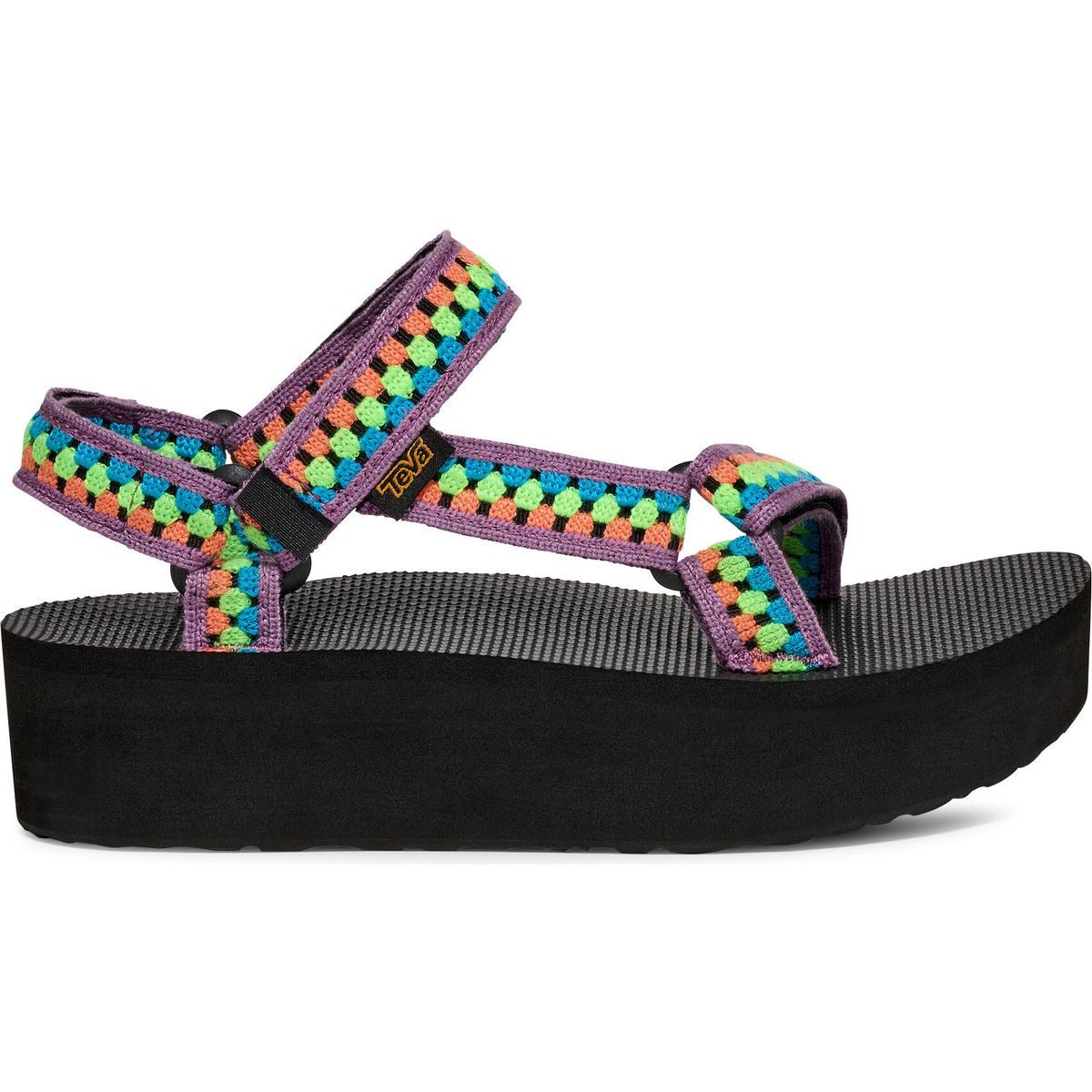 Teva Flatform Universal Prism Women Outdoorsandale Modische und nachhaltige Sandalen mit recycelten Materialien und
