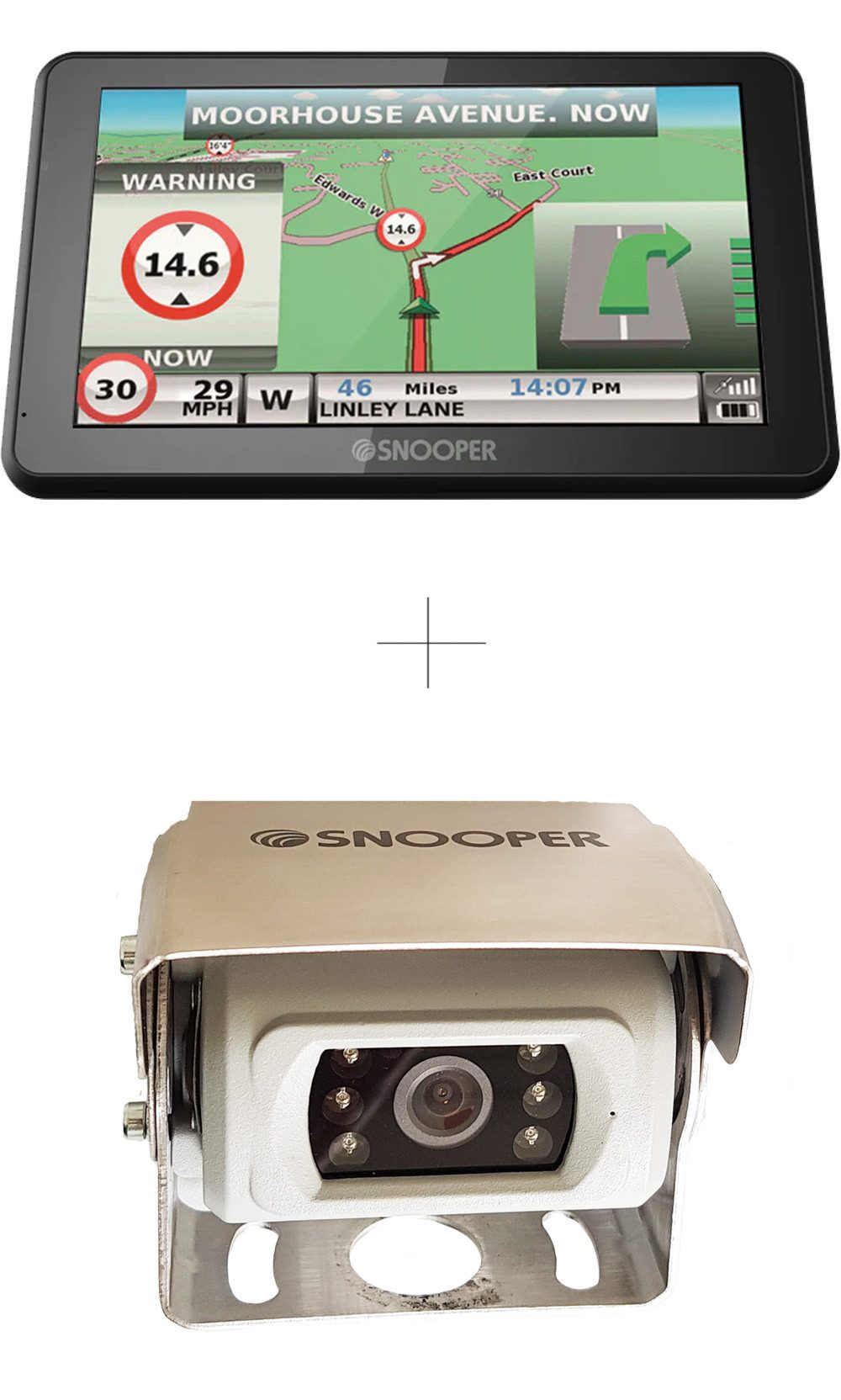 Snooper BU-MK12 mobiles Navigationsgerät