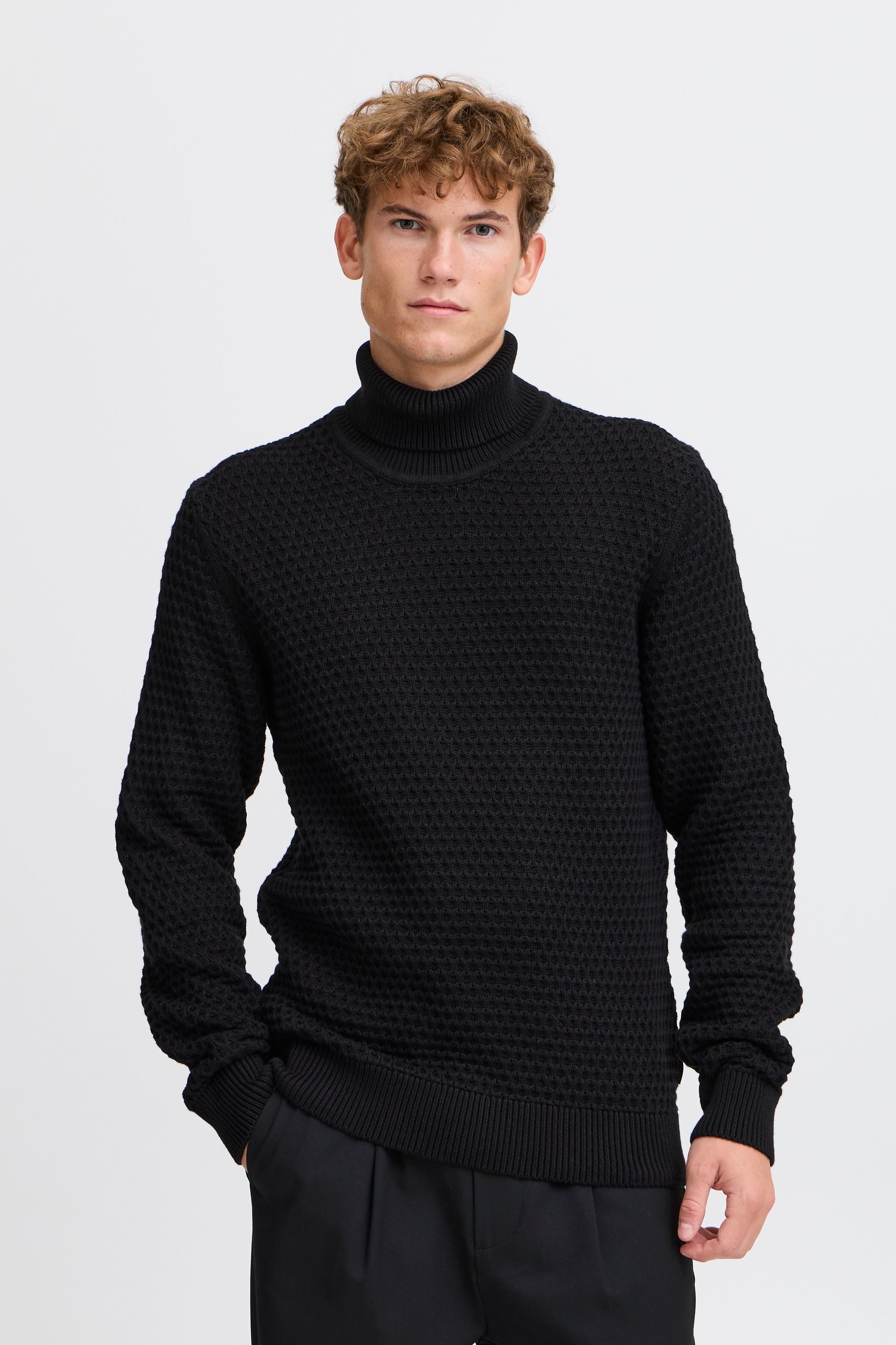 Casual Friday Вязаные свитера CFKARL structured roll neck knit Schicker Пуловеры