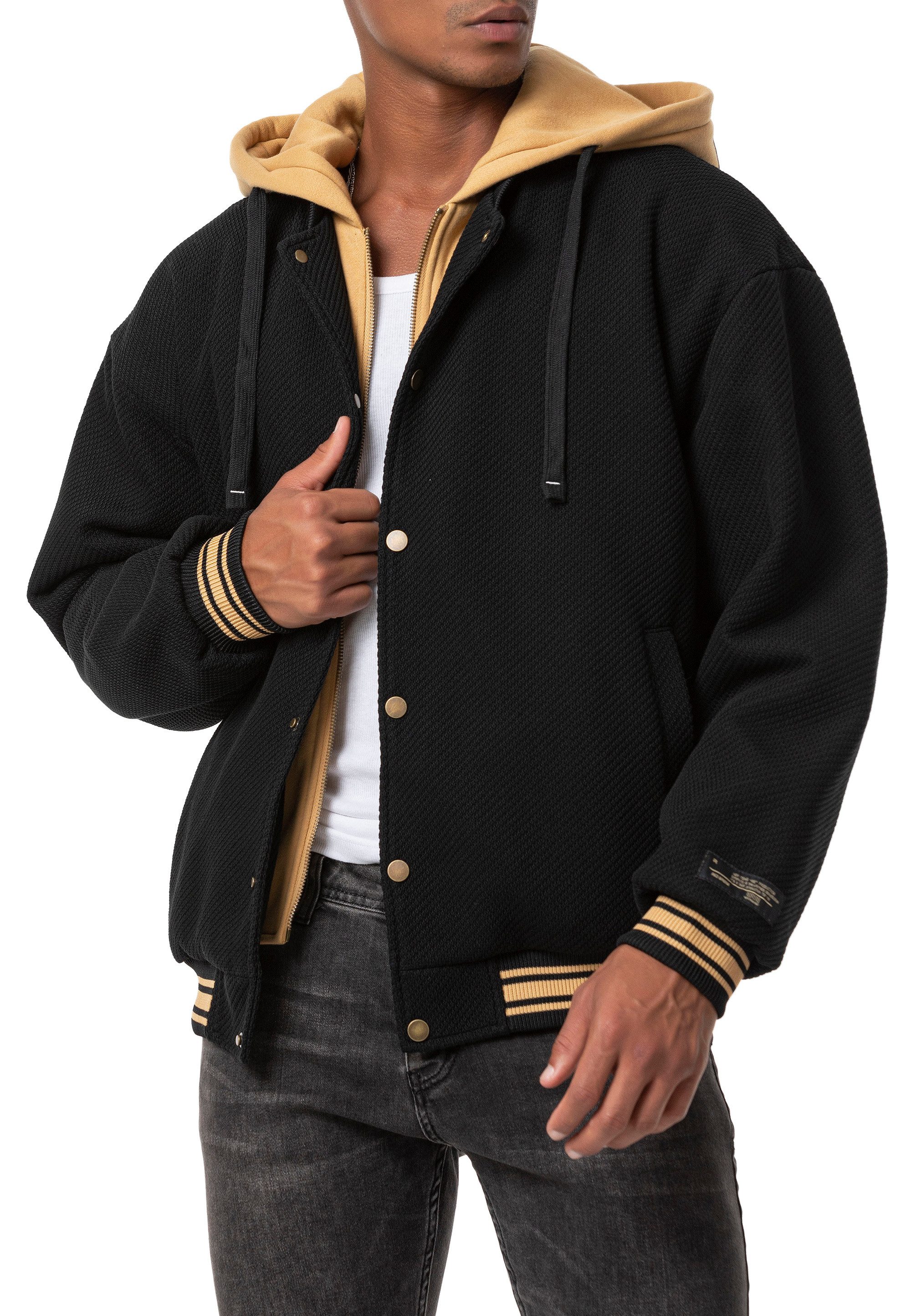 RedBridge Cordjacke mit Kapuze - Sportlicher Stil in hochwertiger Strukturo günstig online kaufen