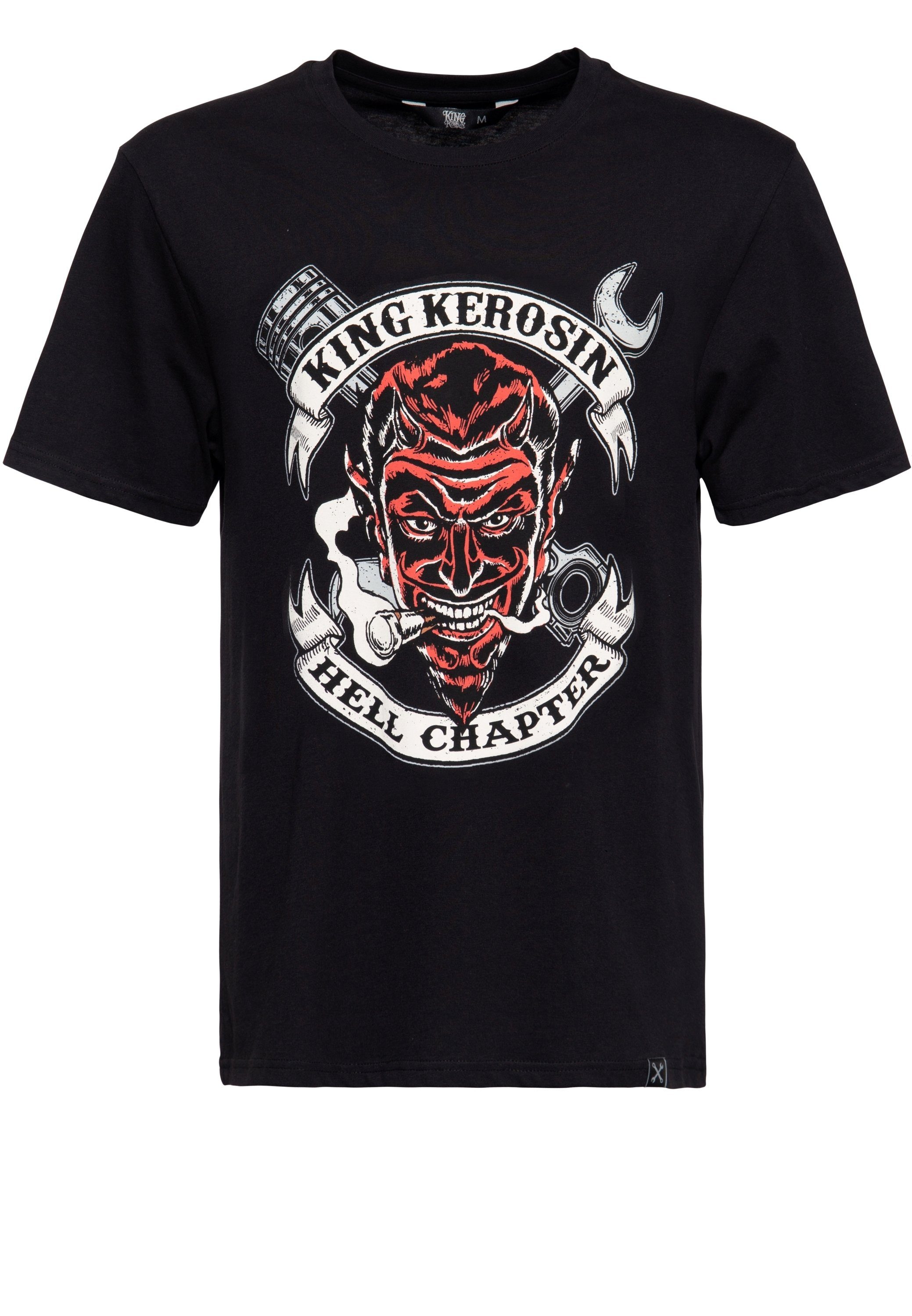 mit Hell T-Shirt KingKerosin Print Chapter