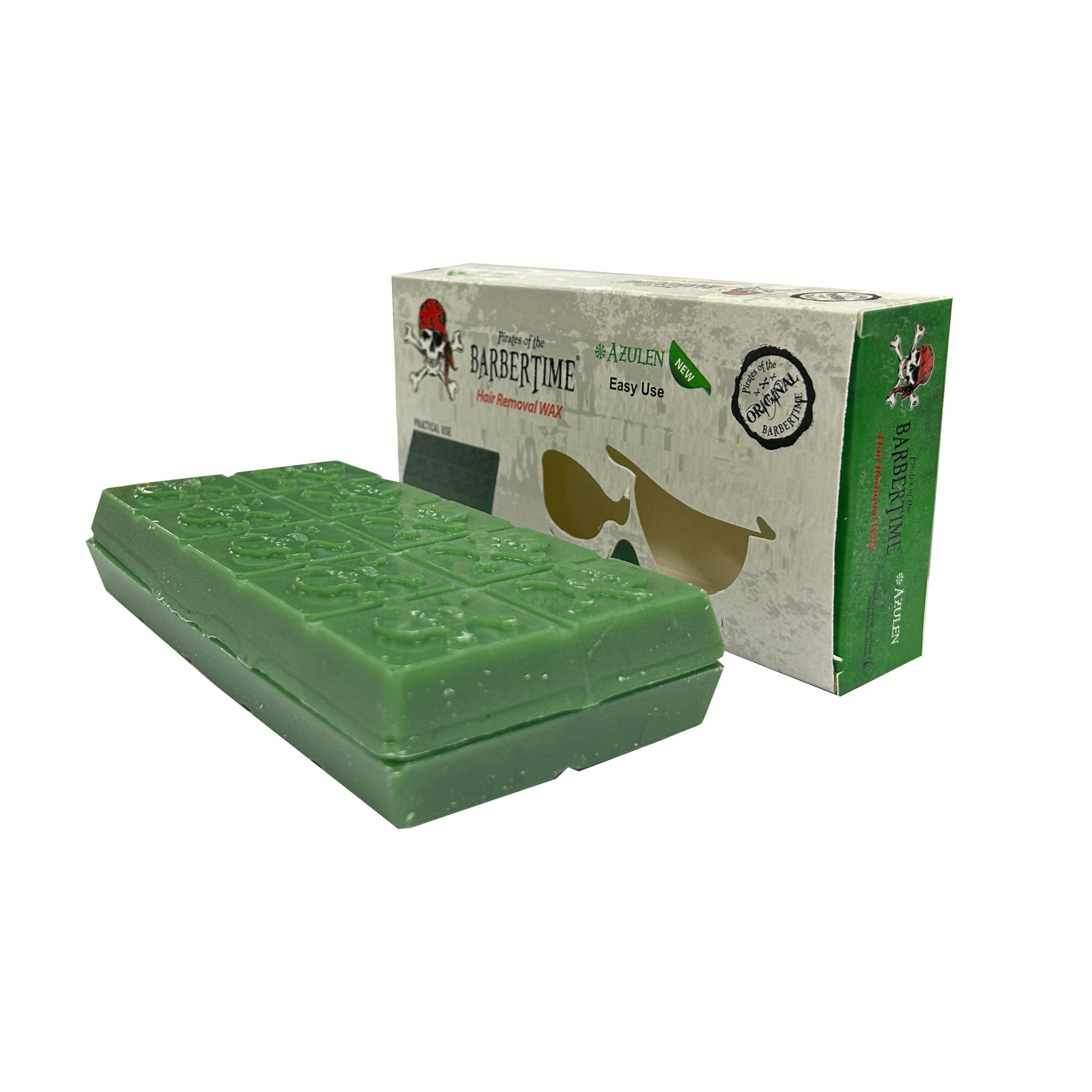 BARBERTIME Warmwachs-Haarentferner Heißwachs Hair Removal Wax Haarentfernungswachs 500g Azulen