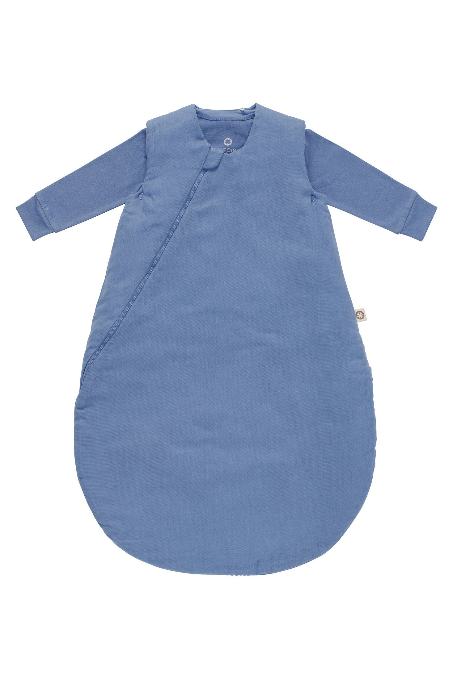 Noppies Babyschlafsack Noppies Baby 4-Jahreszeiten Schlafsack Uni (1 tlg) Colony Blue