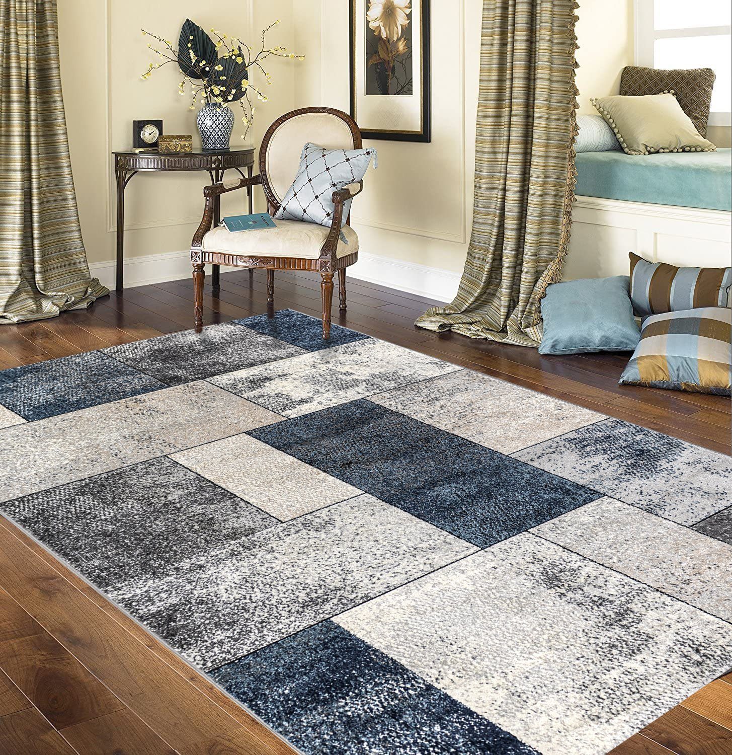 Carpetilla Designteppich Designer Wohnzimmer Teppich Palmas günstig online kaufen