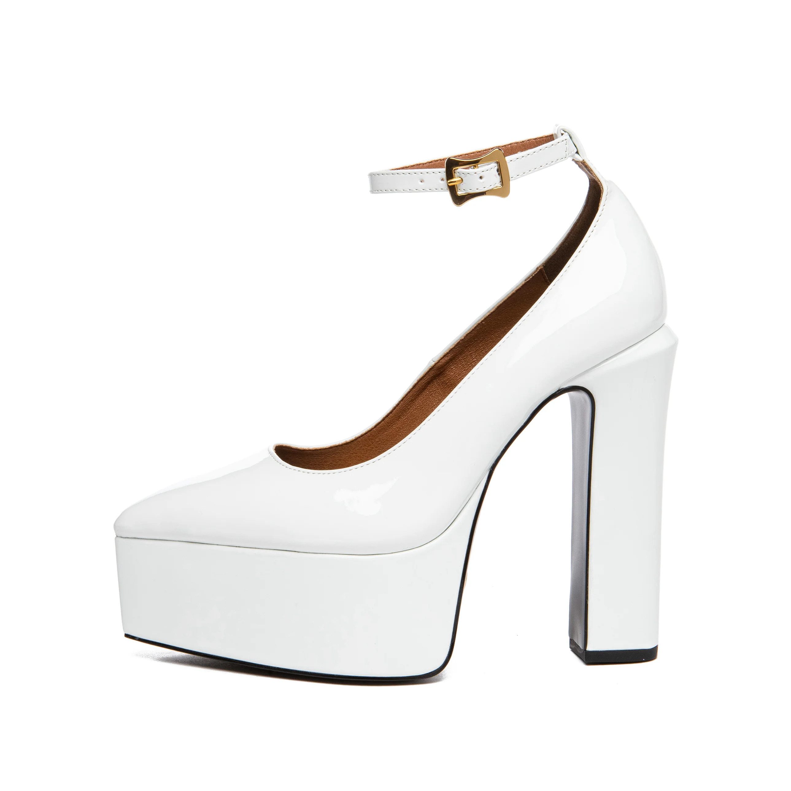 Giaro STYLET Plateaupumps 14 cm Absatzhöhe, 4 cm Plateau, veganes Leder