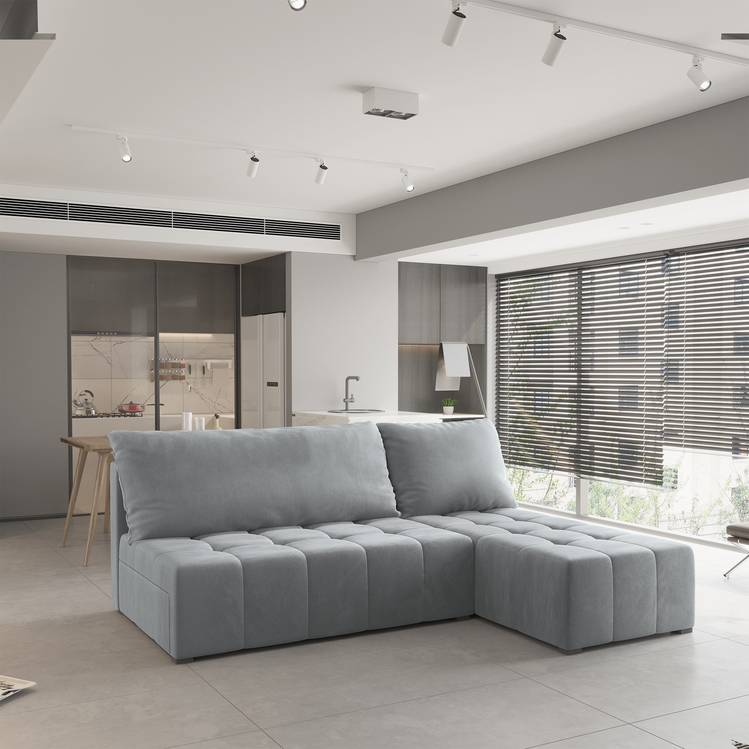 Masseno Ecksofa DOMIRA mit Schlaffunktion L-Form, günstig online kaufen