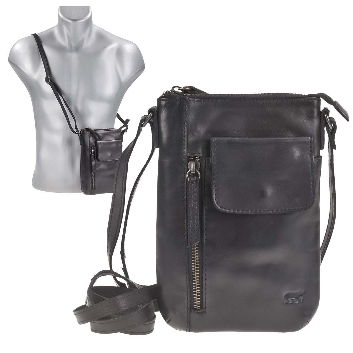 Bear Design Umhängetasche "Senna" Cow Lavato Leder, Handytasche zum Umhängen, Leder, Umhängetasche