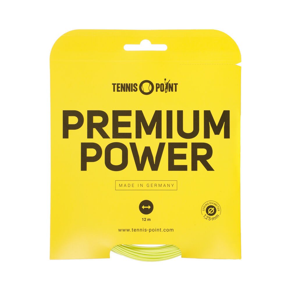 Tennissaite Premium Power 12m lime