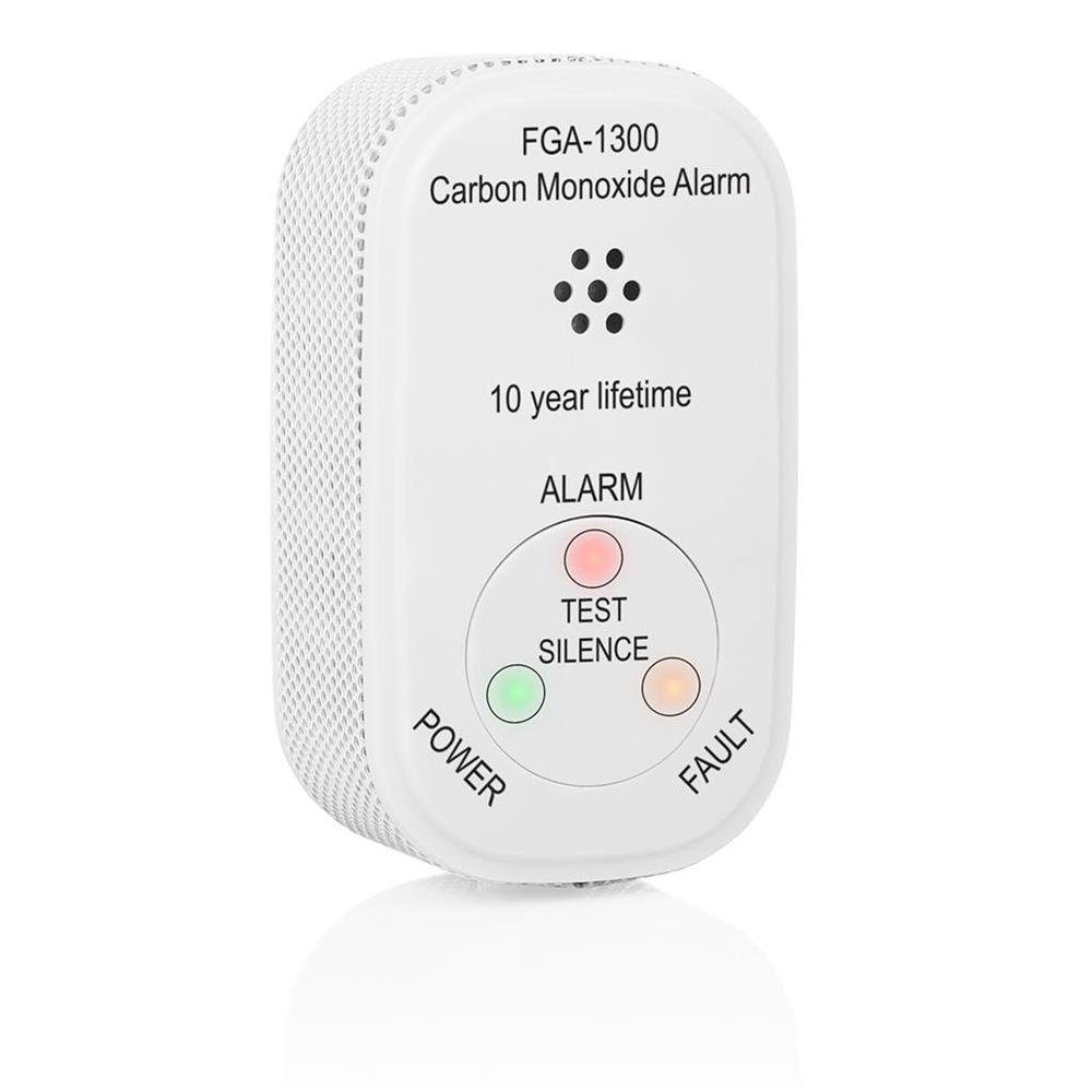 smartwares FGA-13000 CO-Melder (Kohlenmonoxid Melder, Rauchmelder, weiß, Alarm Ton)