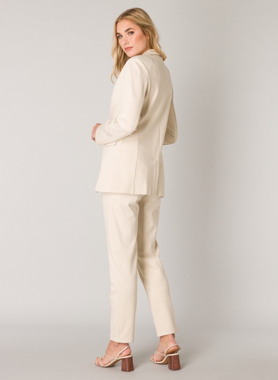 Base Level Jerseyblazer mit V-Ausschnitt und Knopf