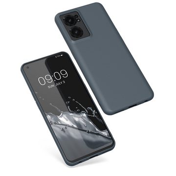 kwmobile Handyhülle Hülle für OnePlus Nord CE 2 5G, Hülle Silikon - Soft Handyhülle - Handy Case Cover - Dunkler Schiefer