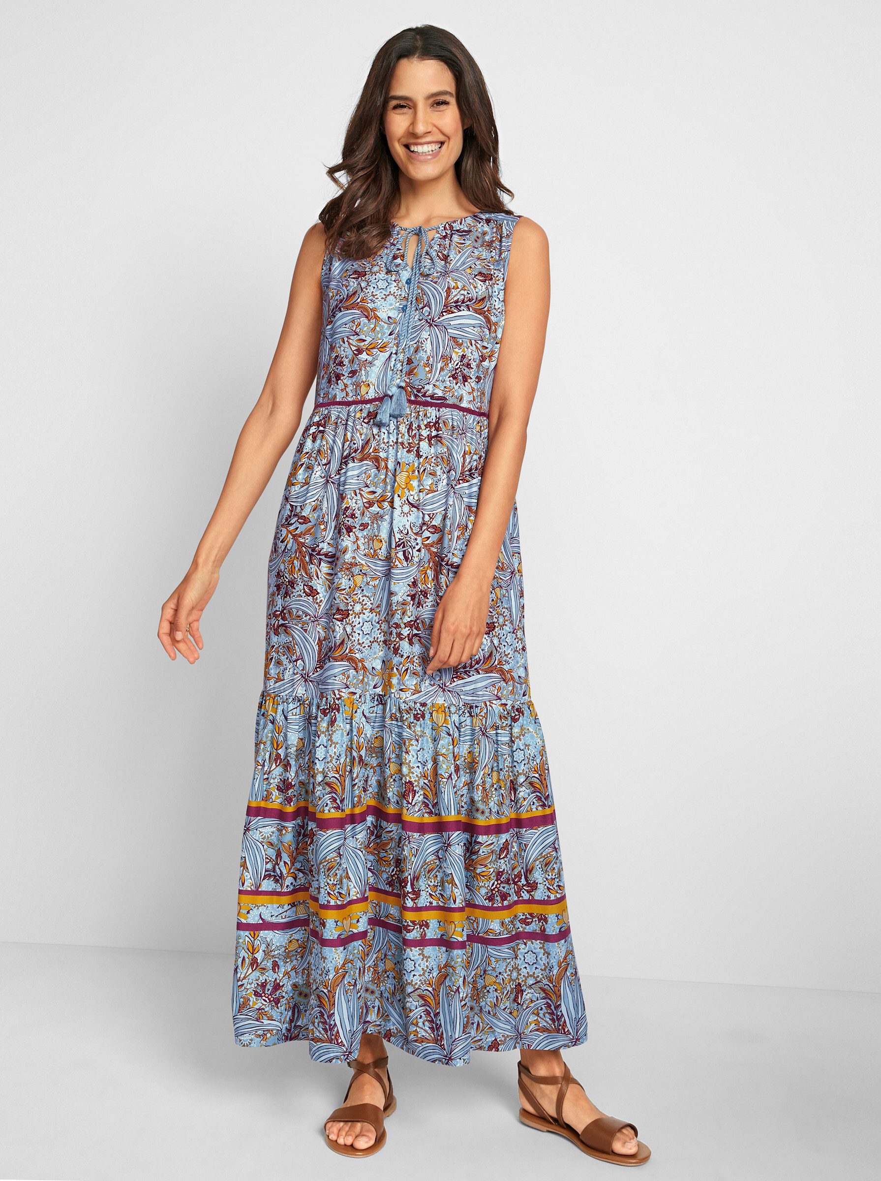 Witt Etuikleid Druck-Kleid Ärmellos günstig online kaufen