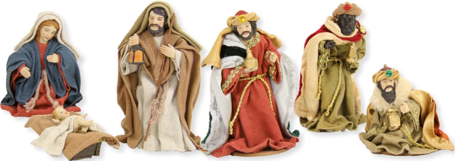 Figurine De Mouton Ciseaux Pour Crèche De Noël - Peinte à La Main, Polyresine, 7 Cm - Décoration De Table - 9
