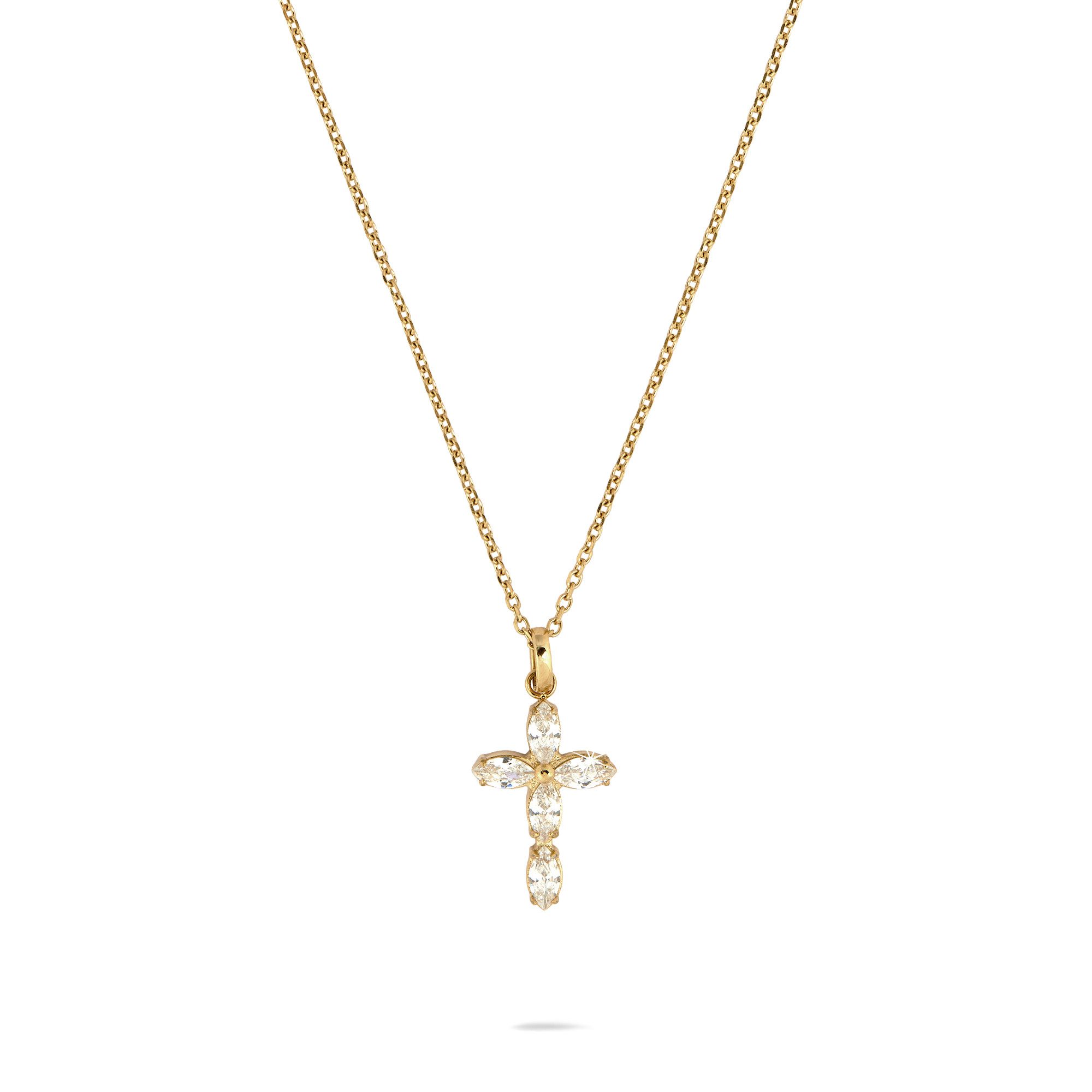 Tamaris Kette mit Anhänger Cross, Kreuz