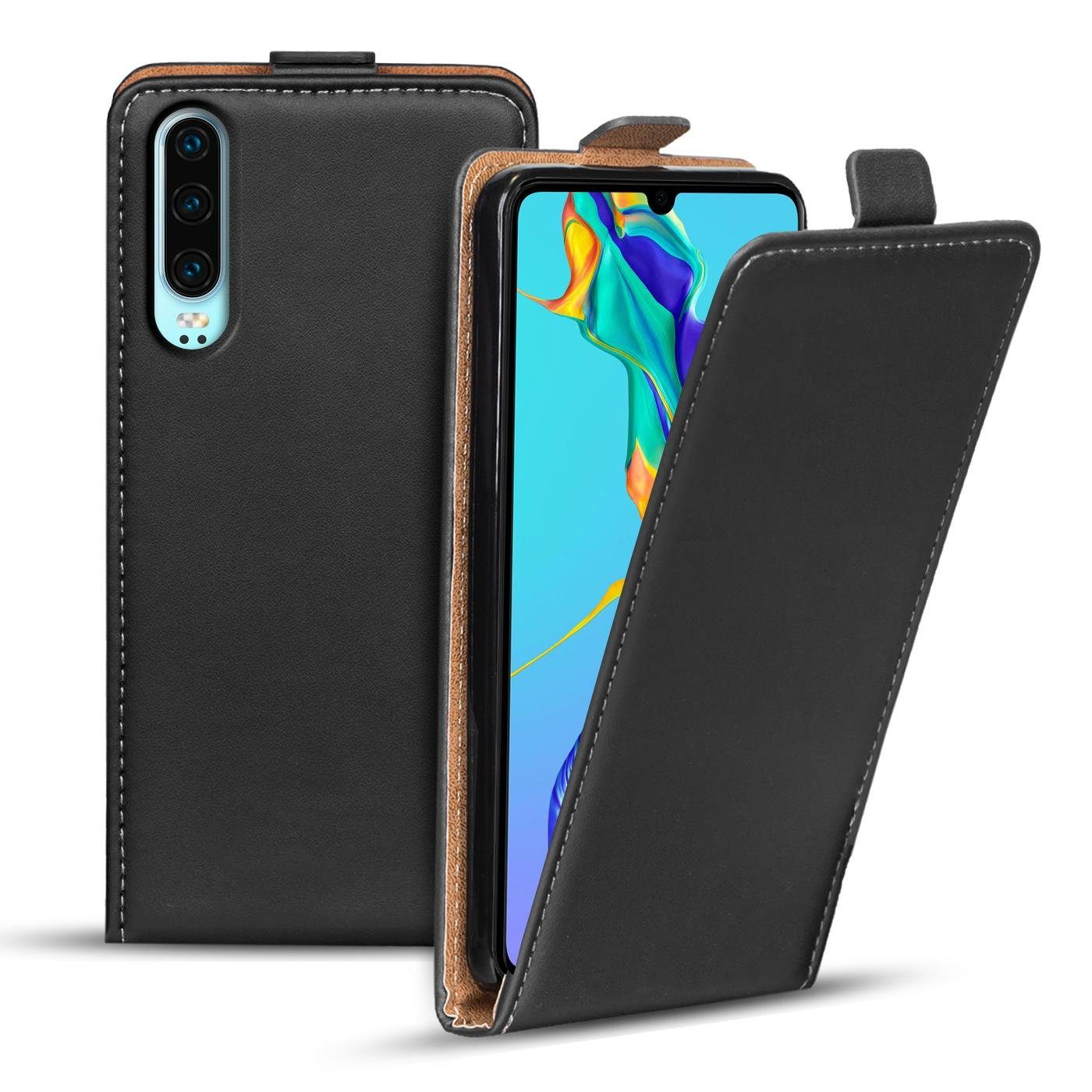 CoolGadget Handyhülle Flip Case Handyhülle für Huawei P30 6,1 Zoll, Hülle Klapphülle Schutzhülle für P30 Flipstyle Cover