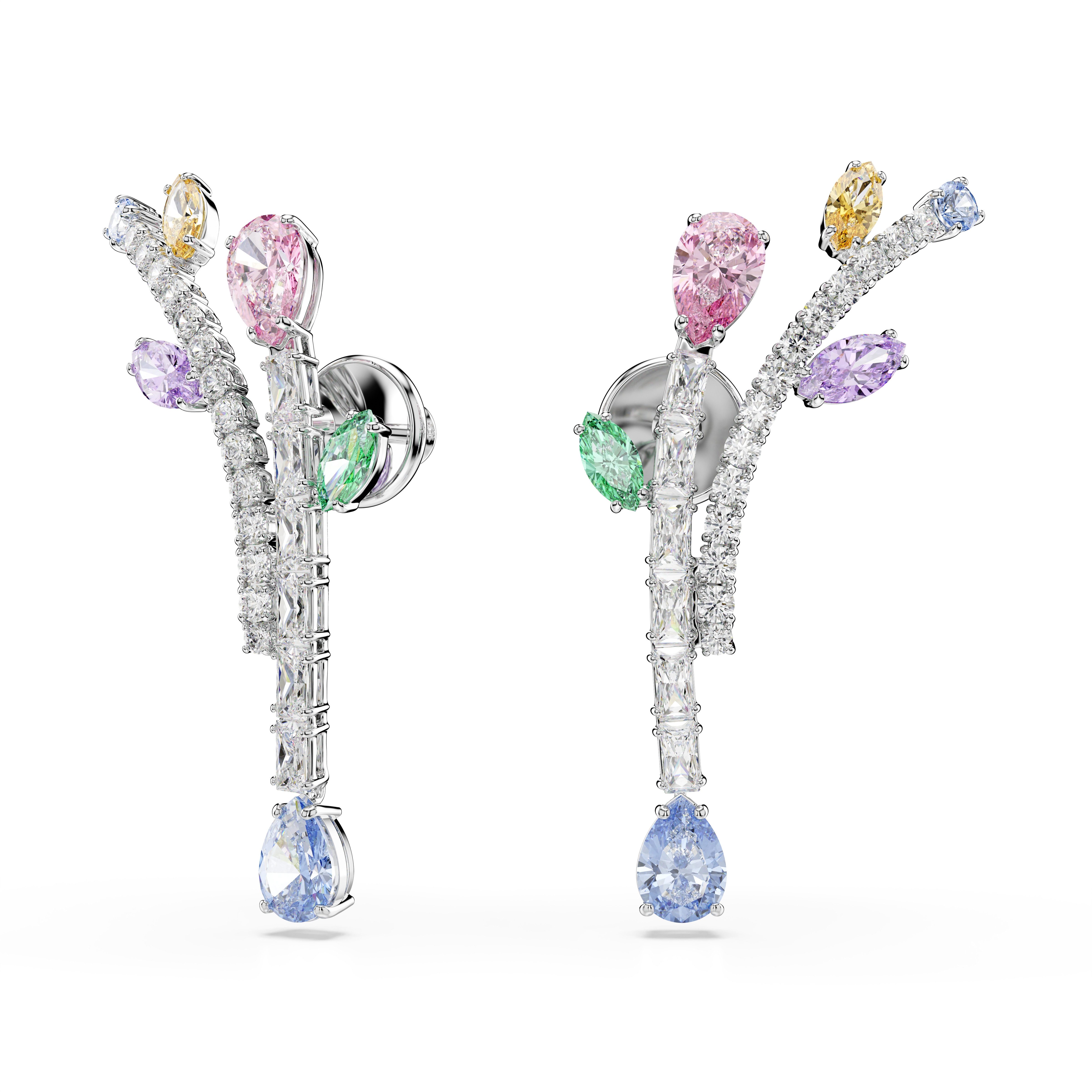 Swarovski Paar Ohrstecker Schmuck Geschenk 2026 CAPSULE Ohrringe Blätter, mit Swarovski® Kristall