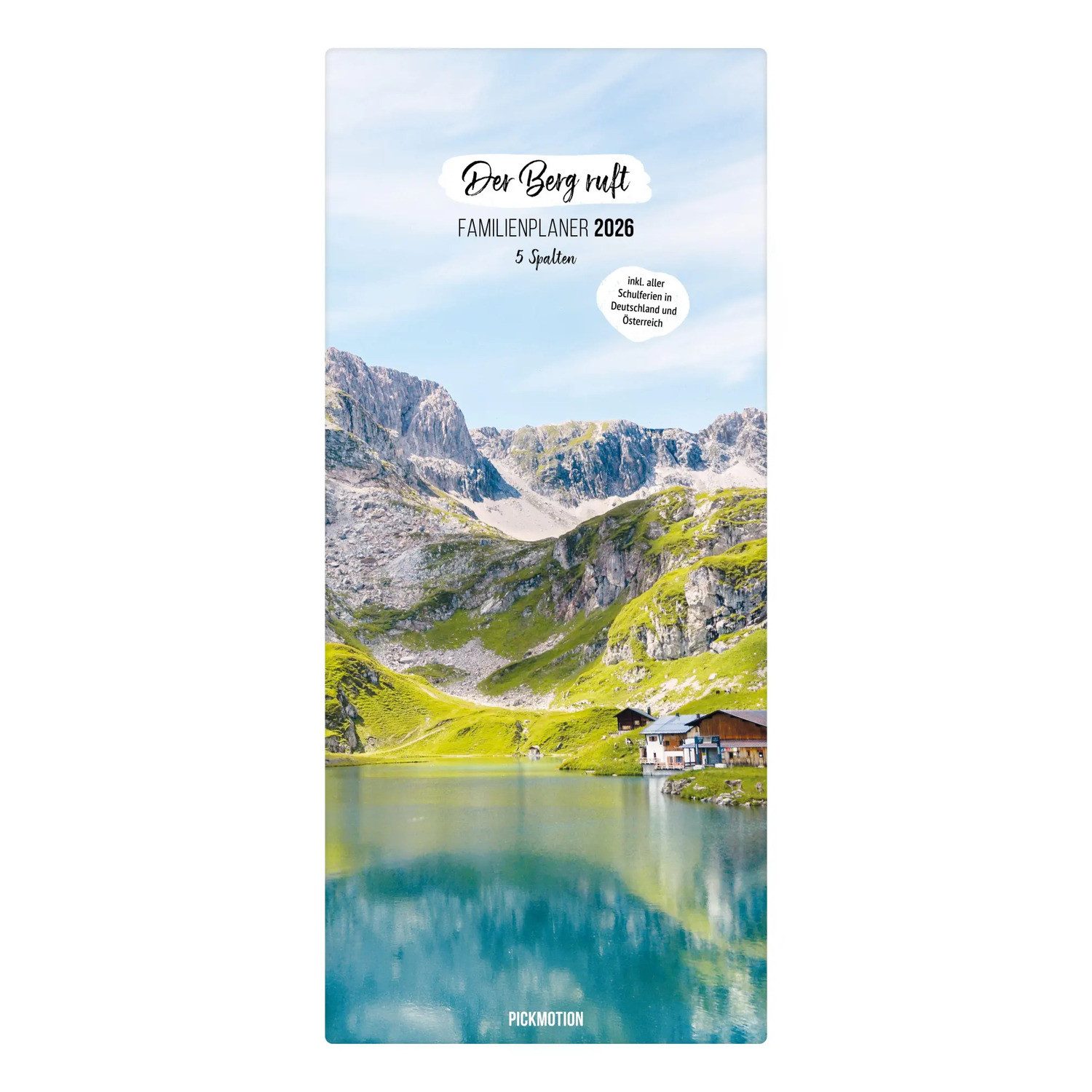 Familienkalender Familienplaner 2026 - Der Berg ruft