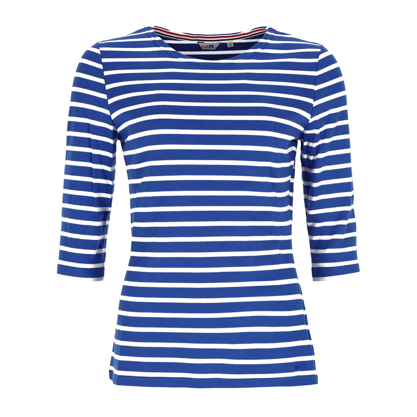 modAS 3/4-Arm-Shirt Bretonisches Damenshirt Rundhalsshirt mit günstig online kaufen