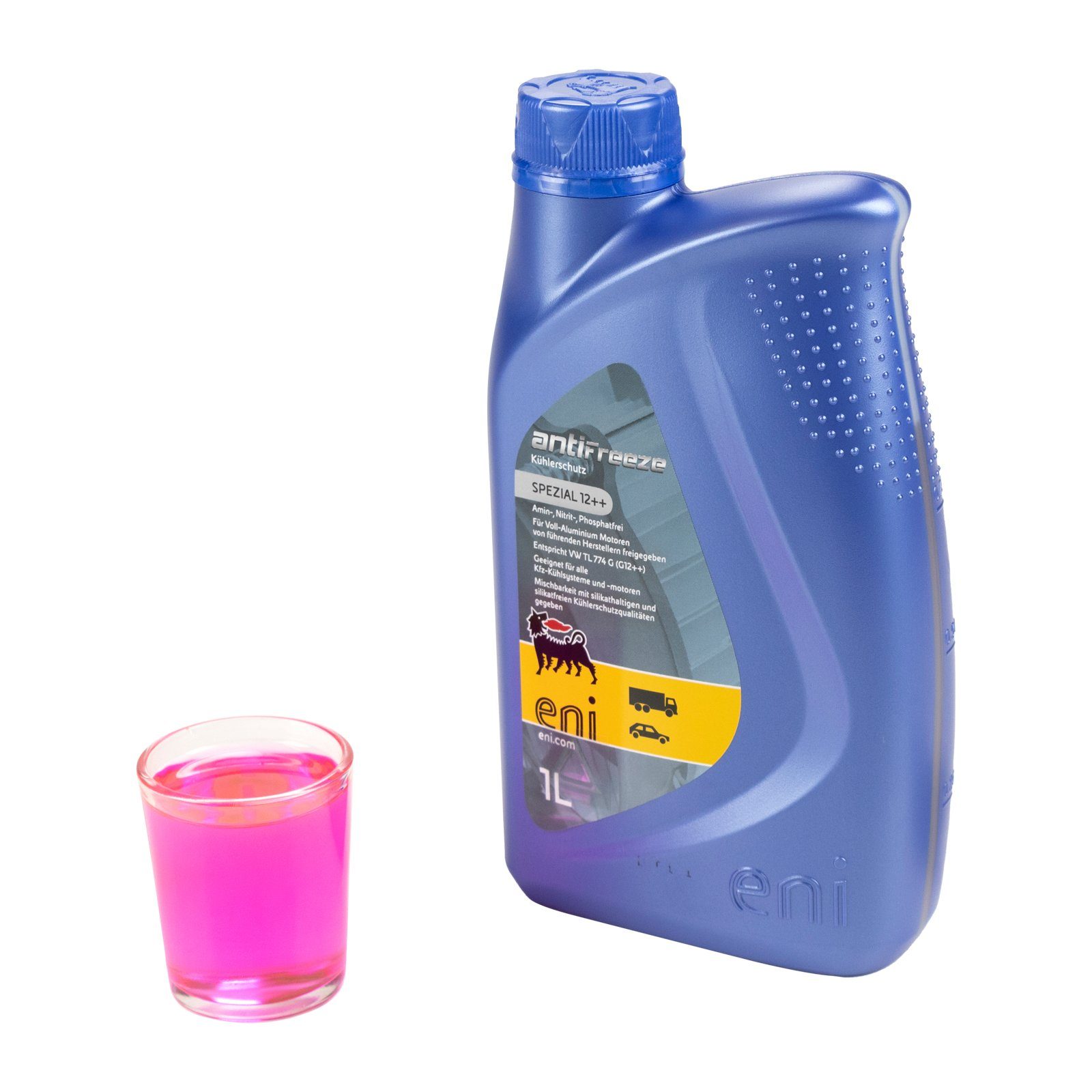 Augustin Group Kühlerfrostschutz Eni ANTIFREEZE Spezial 12++ Kühlflüssigkeit Rot 1 Liter 41031, 1 St., Farbe: Rot / Violett