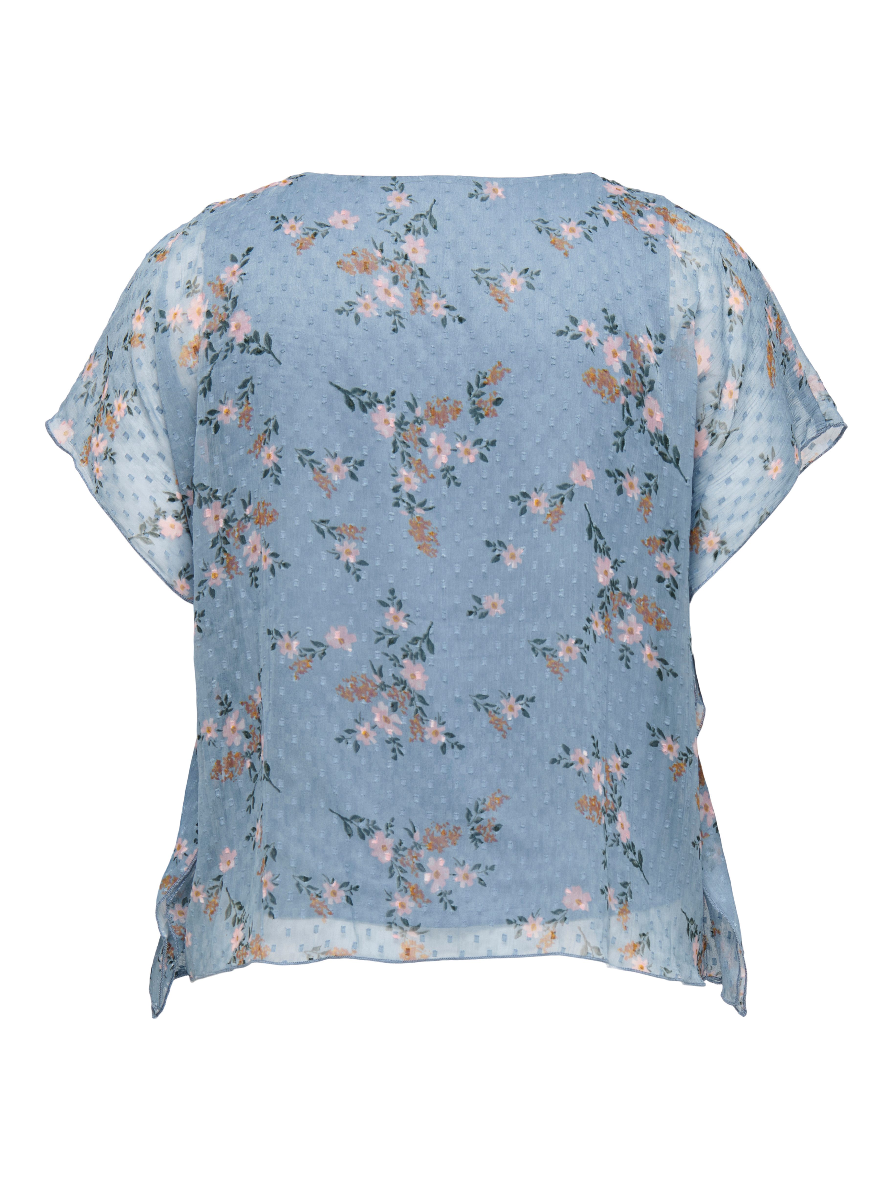 ONLY CARMAKOMA Blusenshirt CARSIGRID LIFE SS O-NECK TOP AOP günstig online kaufen