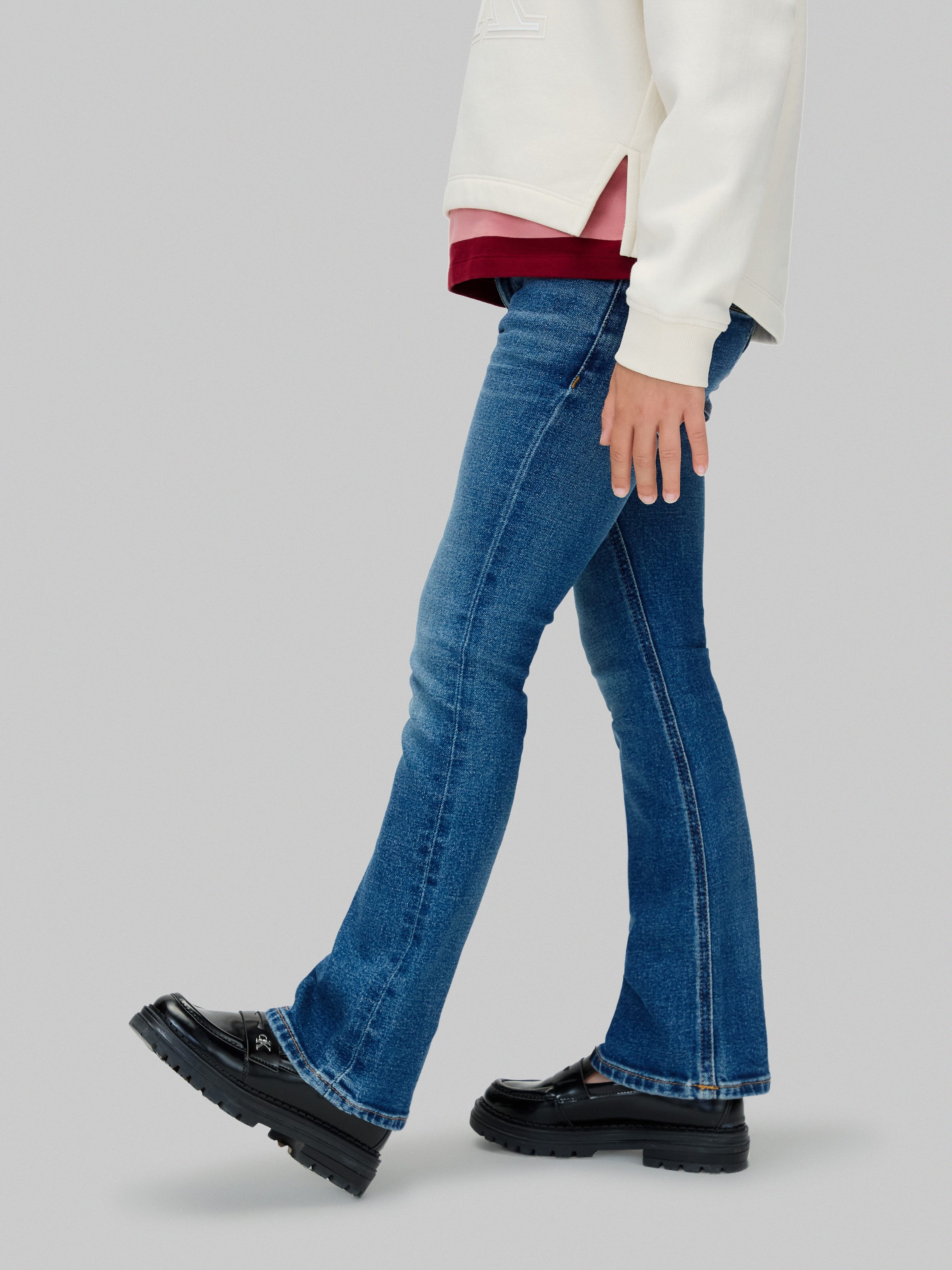 Calvin Klein Jeans Schlagjeans MR FLARE für Kinder bis 16 Jahre, used-washed