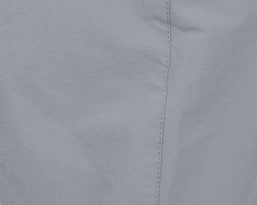 Bergson Outdoorhose VIDAA COMFORT Capri Damen 3/4 Wanderhose, leicht, strapazierfähig, Normalgrößen, hellgrau