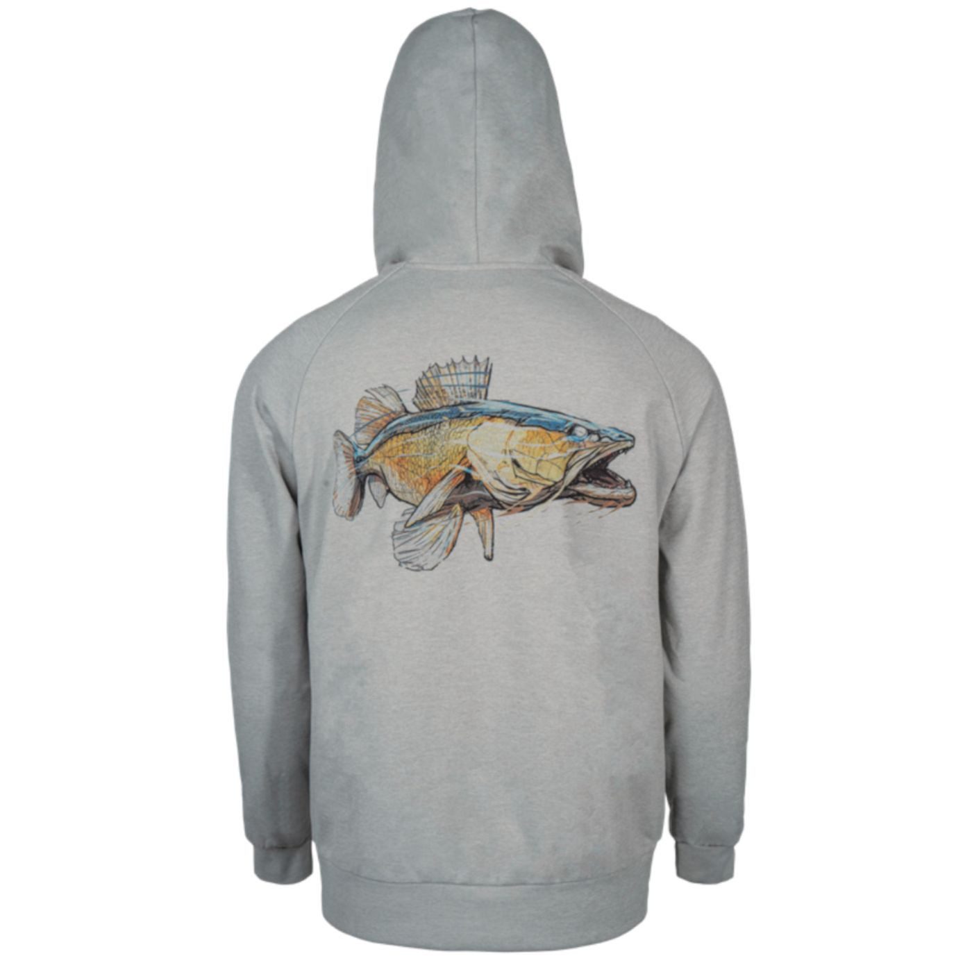 BKK Kapuzenpullover BKK Hoodie-Zander-Grey günstig online kaufen