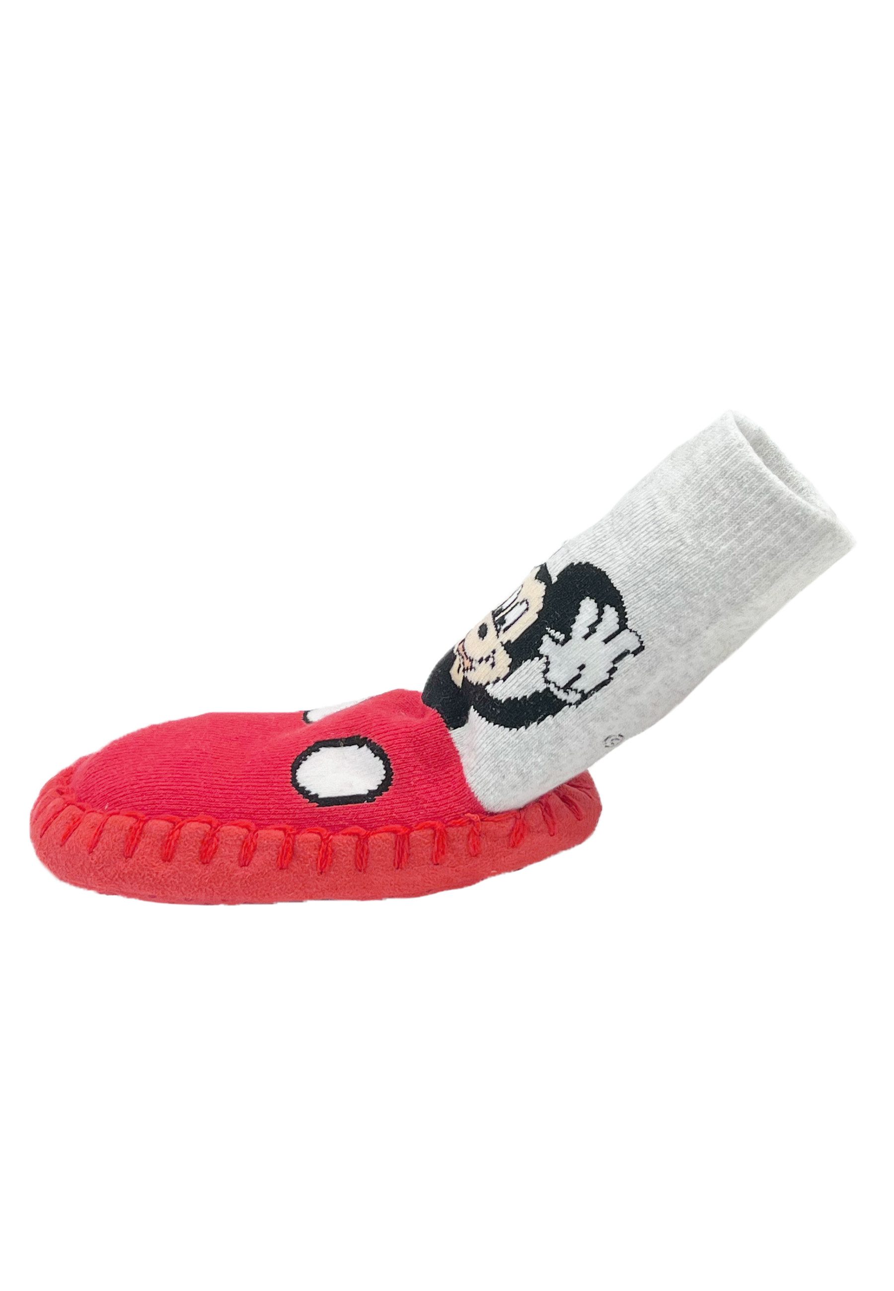 Disney Mickey Mouse Jungen Hausschuh-Socken Stopper-Socken Hausschuh