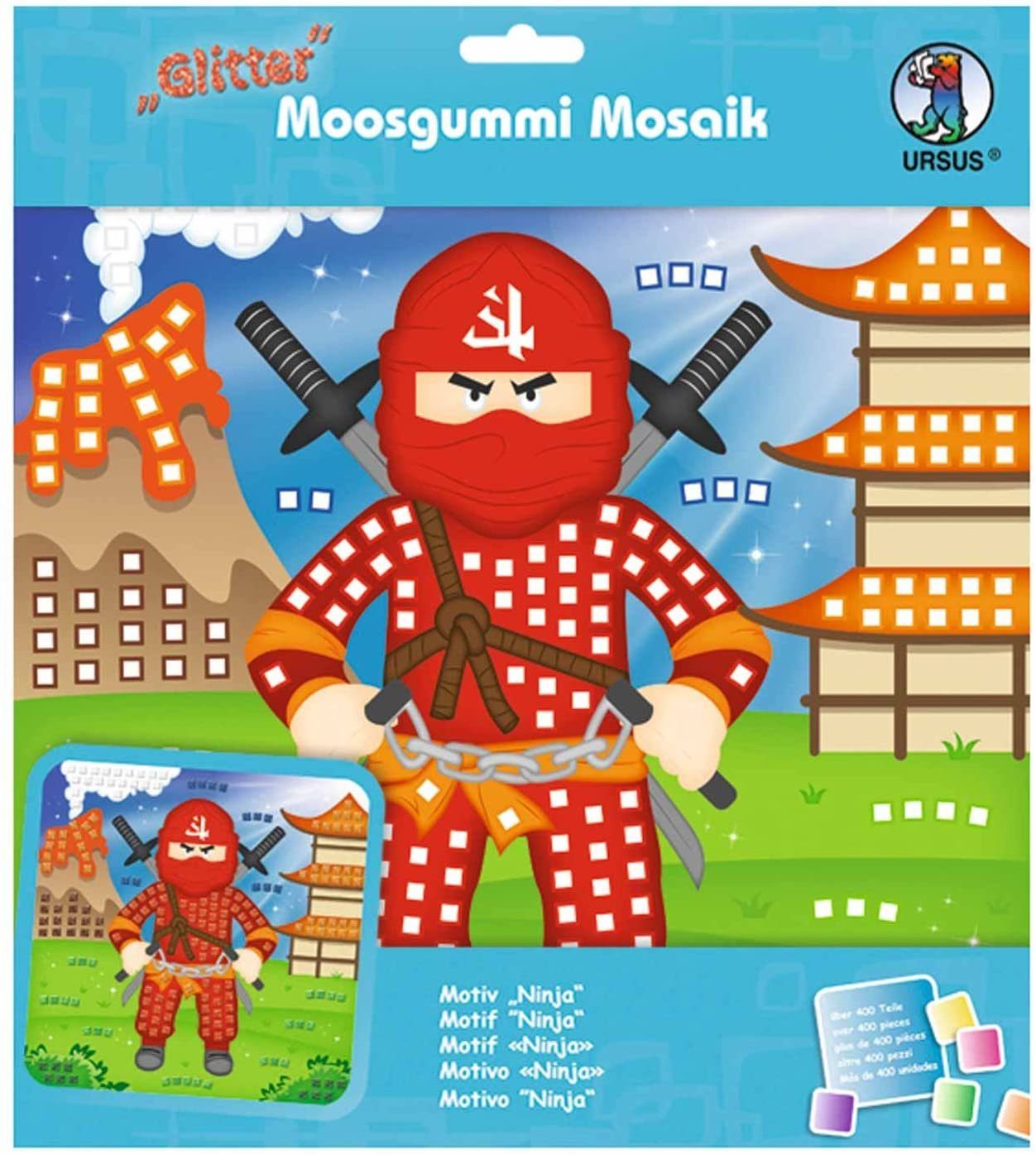 Ursus - Ludwig Bähr Поролон Ursus MOOSGUMMI - MOSAIK "GLITTER NINJA"