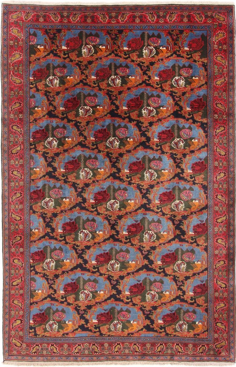 Orientteppich Sanandaj Orientteppich rechteckig, Nain Perserteppich, 12 Handgeknüpfter 196x302 Höhe: mm Trading, 