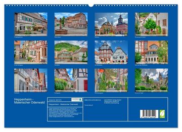 CALVENDO Wandkalender Heppenheim - Malerischer Odenwald (Premium, hochwertiger DIN A2 Wandkalender 2023, Kunstdruck in Hochglanz)