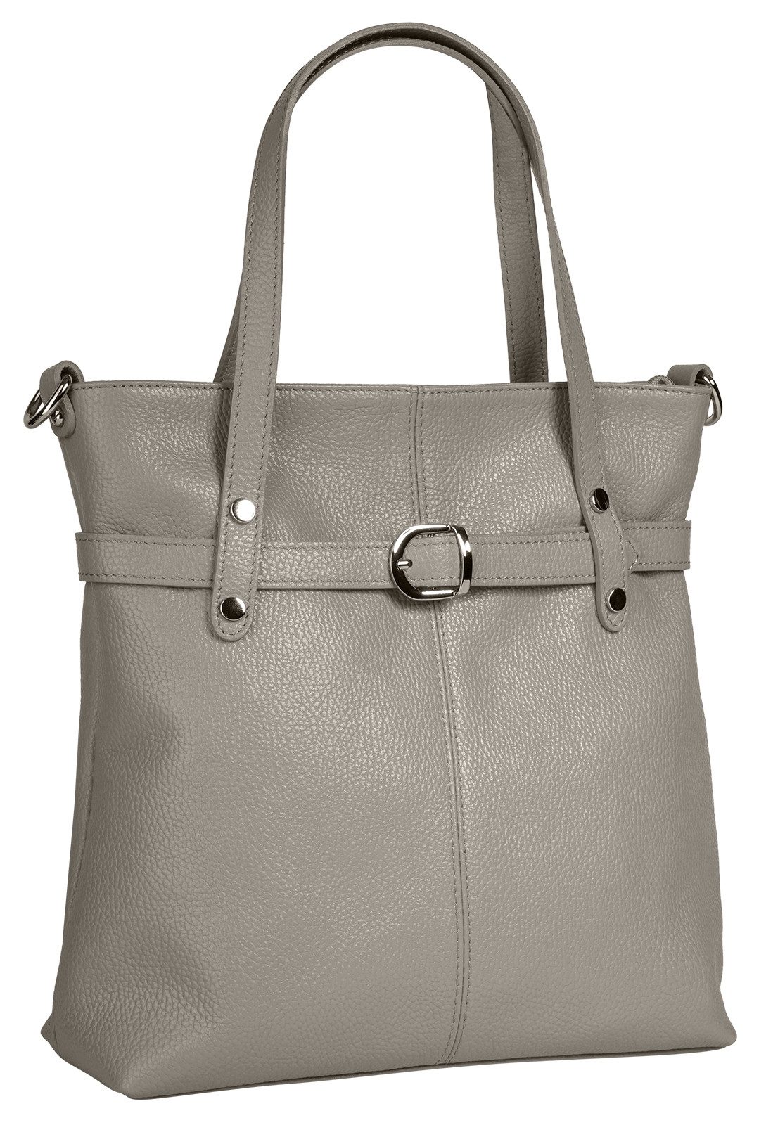Cluty Shopper (1-tlg), echt Leder, Made in Italy