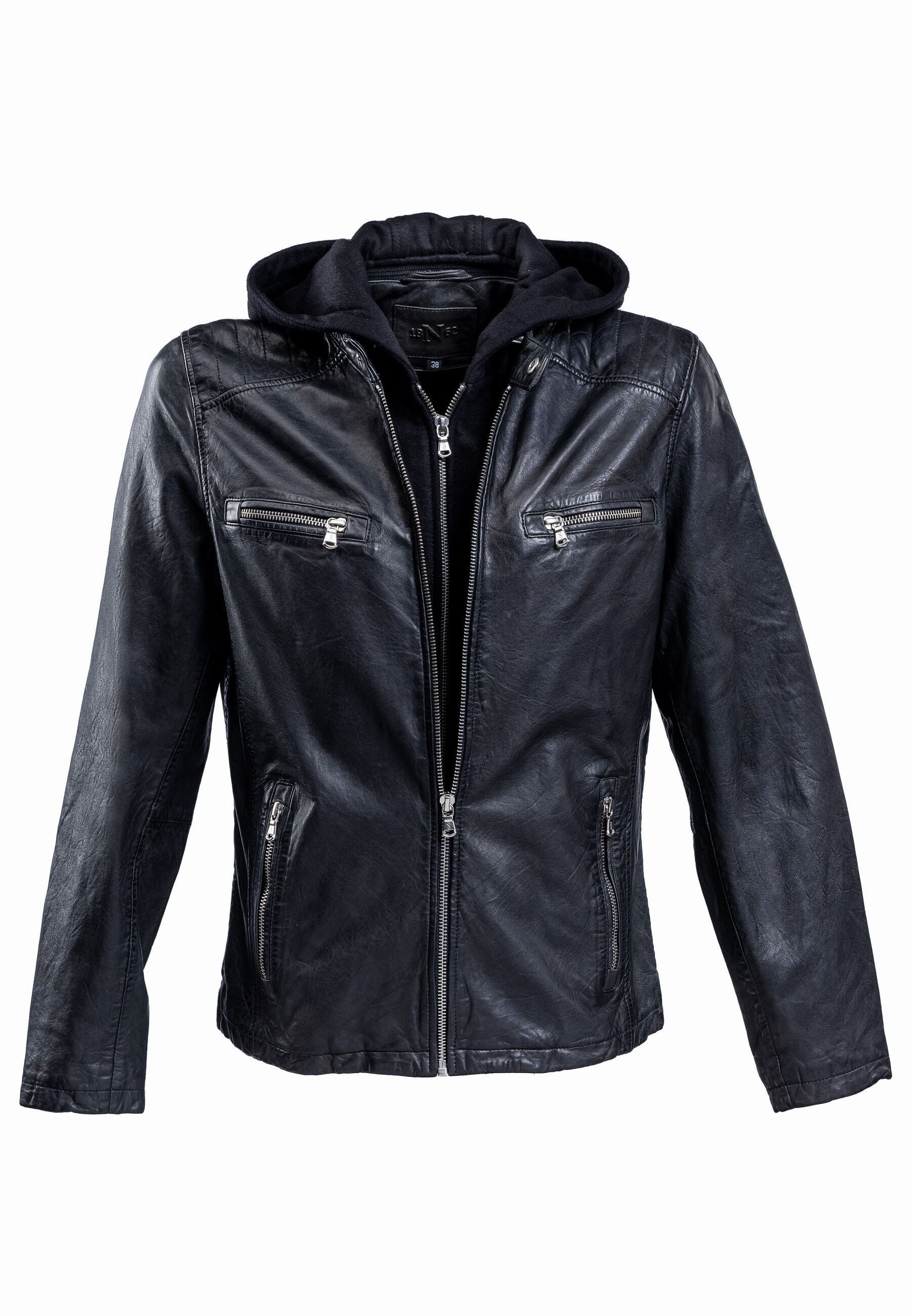 18N62 Lederjacke NEDAMARA (1-St) aus weichem Nappaleder günstig online kaufen