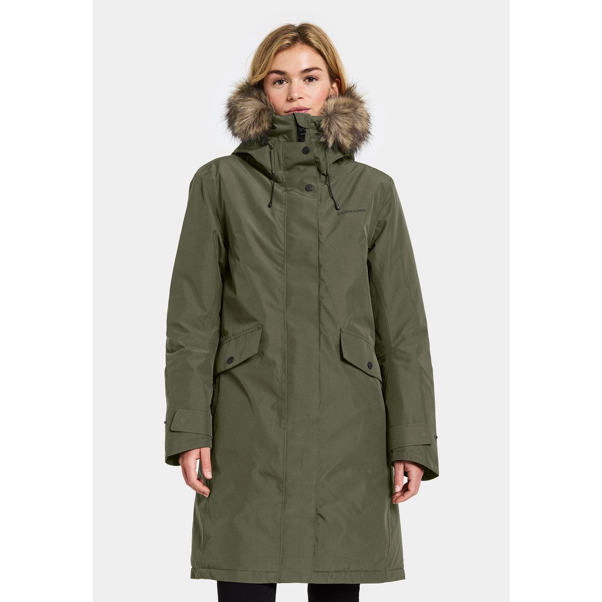 Didriksons Parka Erika Damen Winterjacke, Wintermantel, Regenmantel, Kapuzenjacke, Funktionsjacke