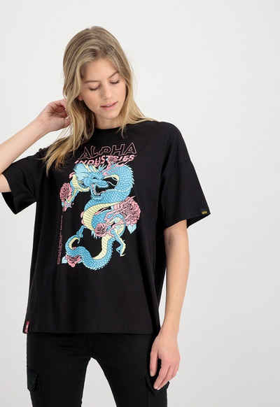 Alpha Industries T-Shirt Heritage Dragon Os T Wmn