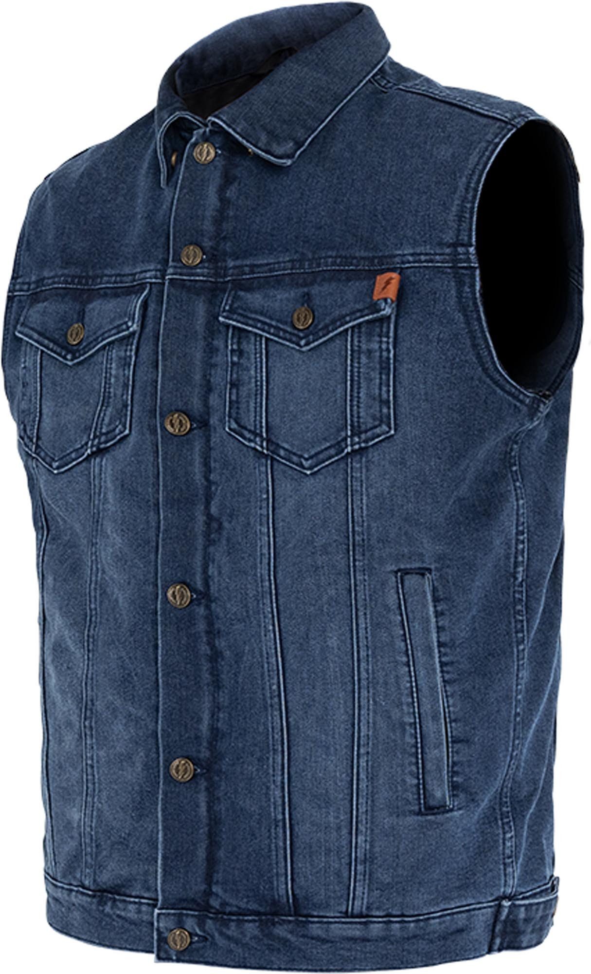 John Doe Motorradweste Trucker Denim Motorrad Weste
