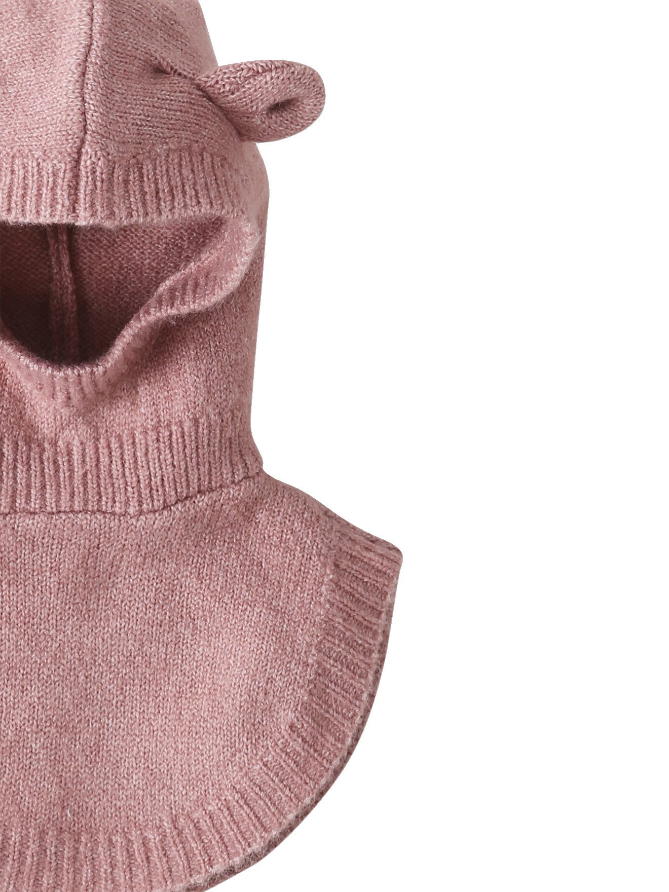 vertbaudet Beanie Mädchen Baby Schalmütze mit Teddyohren – Bild 2 von 3