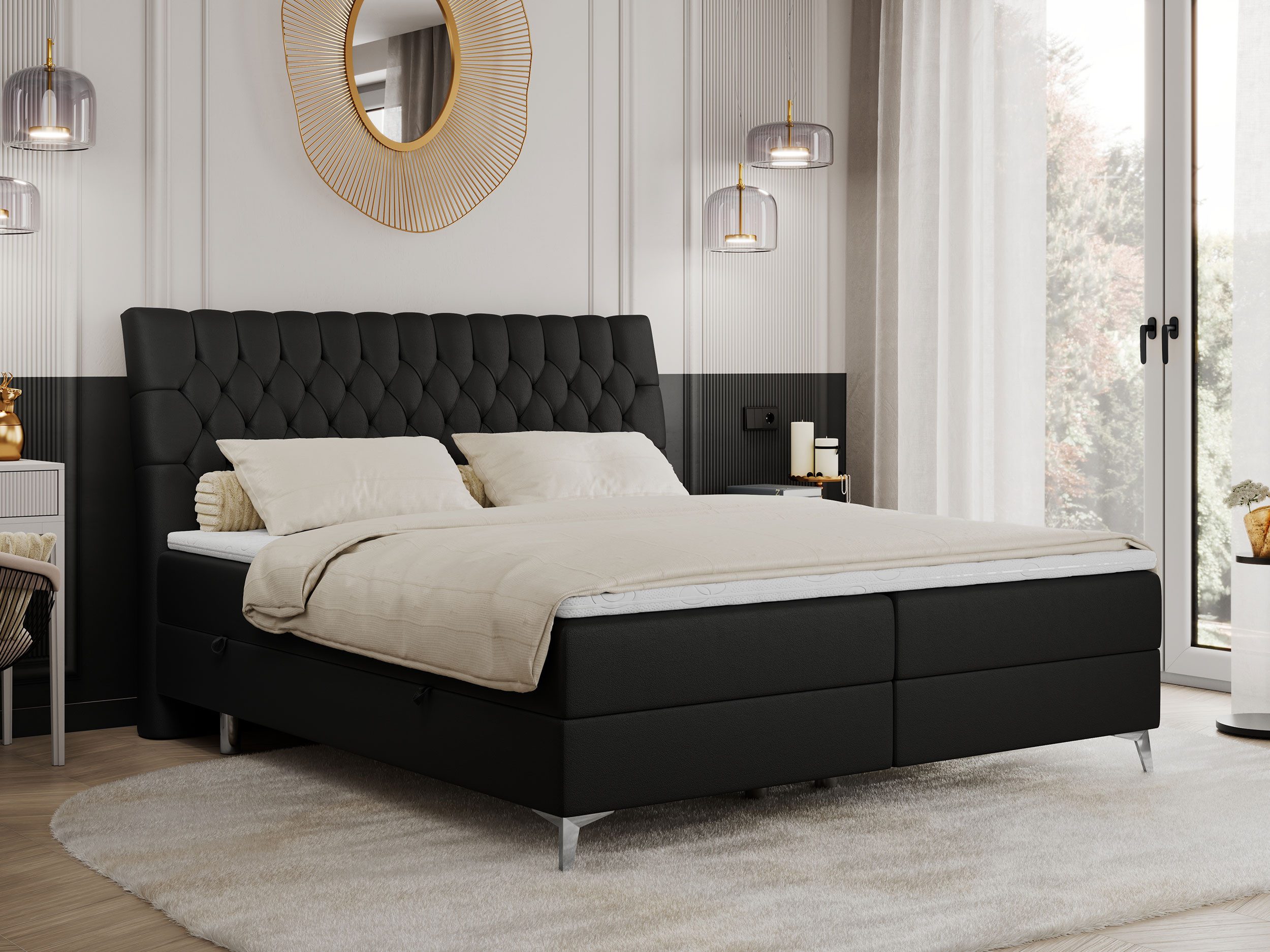 MKS MÖBEL Boxspringbett MILEN (Set, Packung, günstig online kaufen