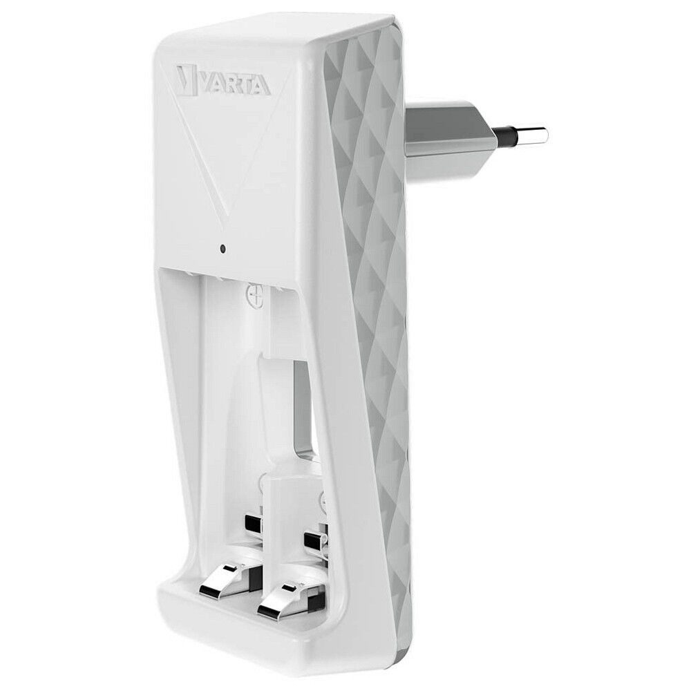 VARTA varta mini charger 2xAA Ladegerät 2100mAh Rasierer-Ladestation (2xAA Ladegerät 2100mAh, Erkennung defekter Akkus)