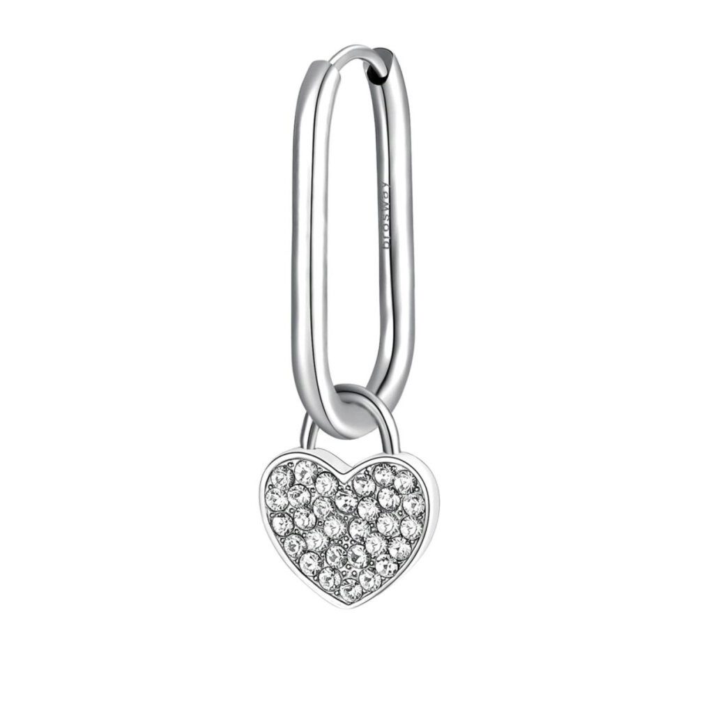 Brosway Ohrring-Set Romantic single earrings with 2in1 Chakra BHKE121 crystals