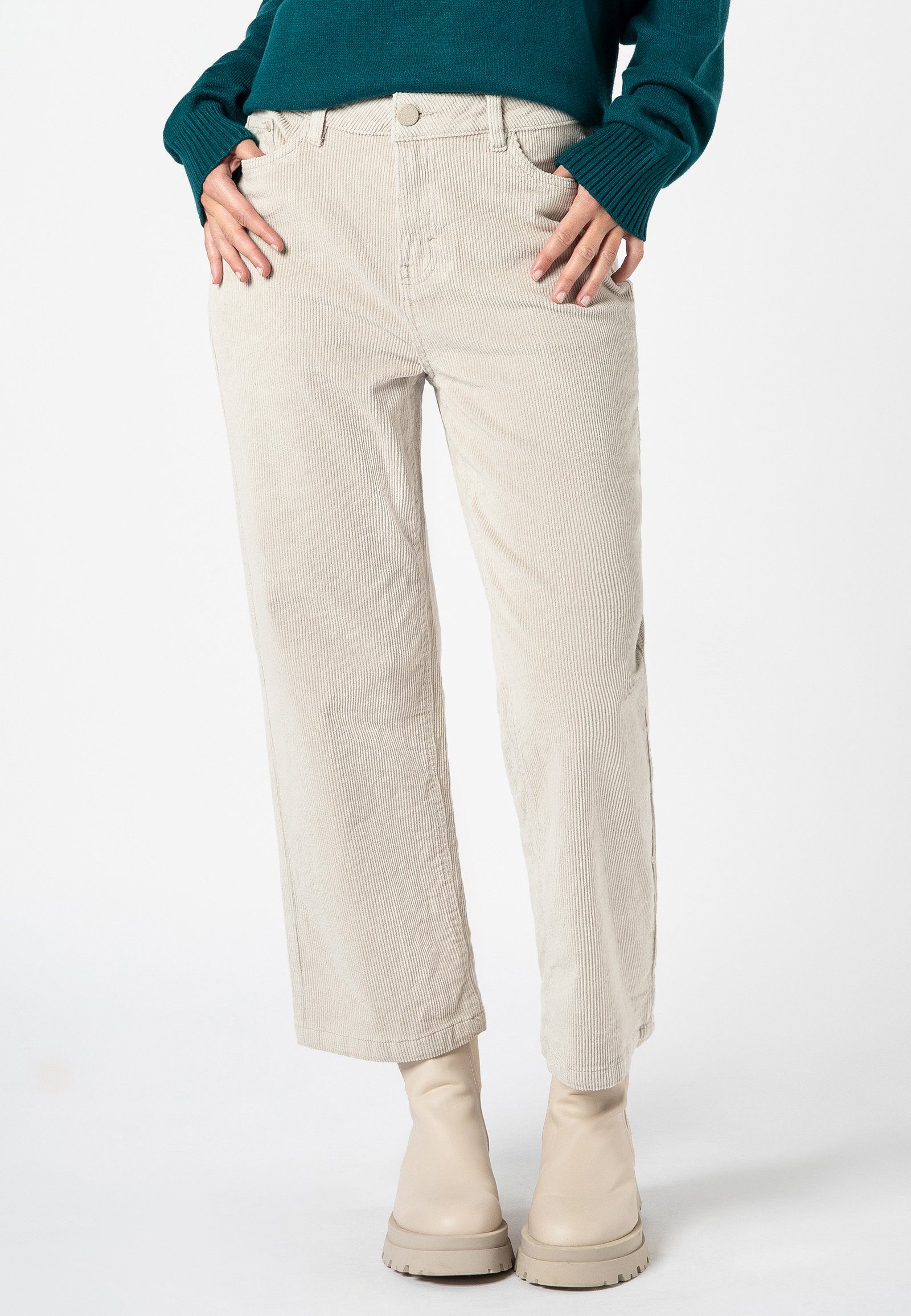 Eight2Nine Stoffhose Cord Hose Culotte